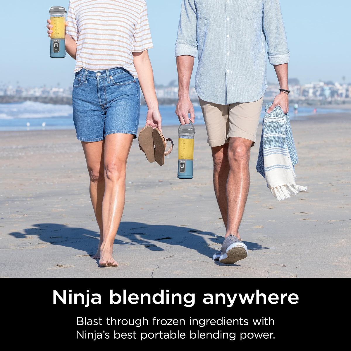Ninja Blast Portable Blender, Cordless, 16oz. Vessel, Personal Blender for Shakes & Smoothies, BPA Free, Leakproof Lid & Sip Spout, USB-C Rechargeable, Dishwasher Safe Parts, Navy, BC100NVC