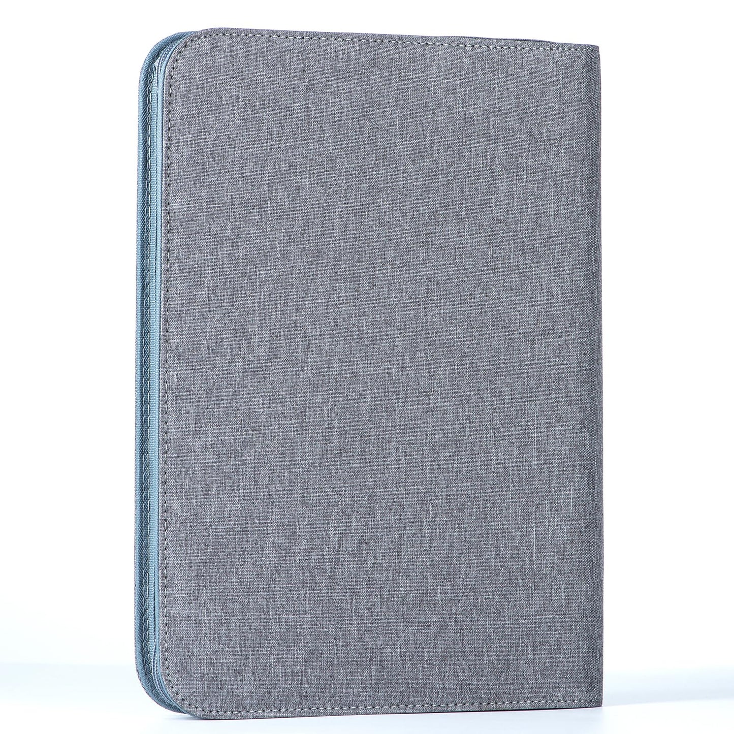 Lanxivi 48 Fountain Pen Case Gray Organizer Bag, Waterproof Canvas Pen Display Holder with YKK zipper