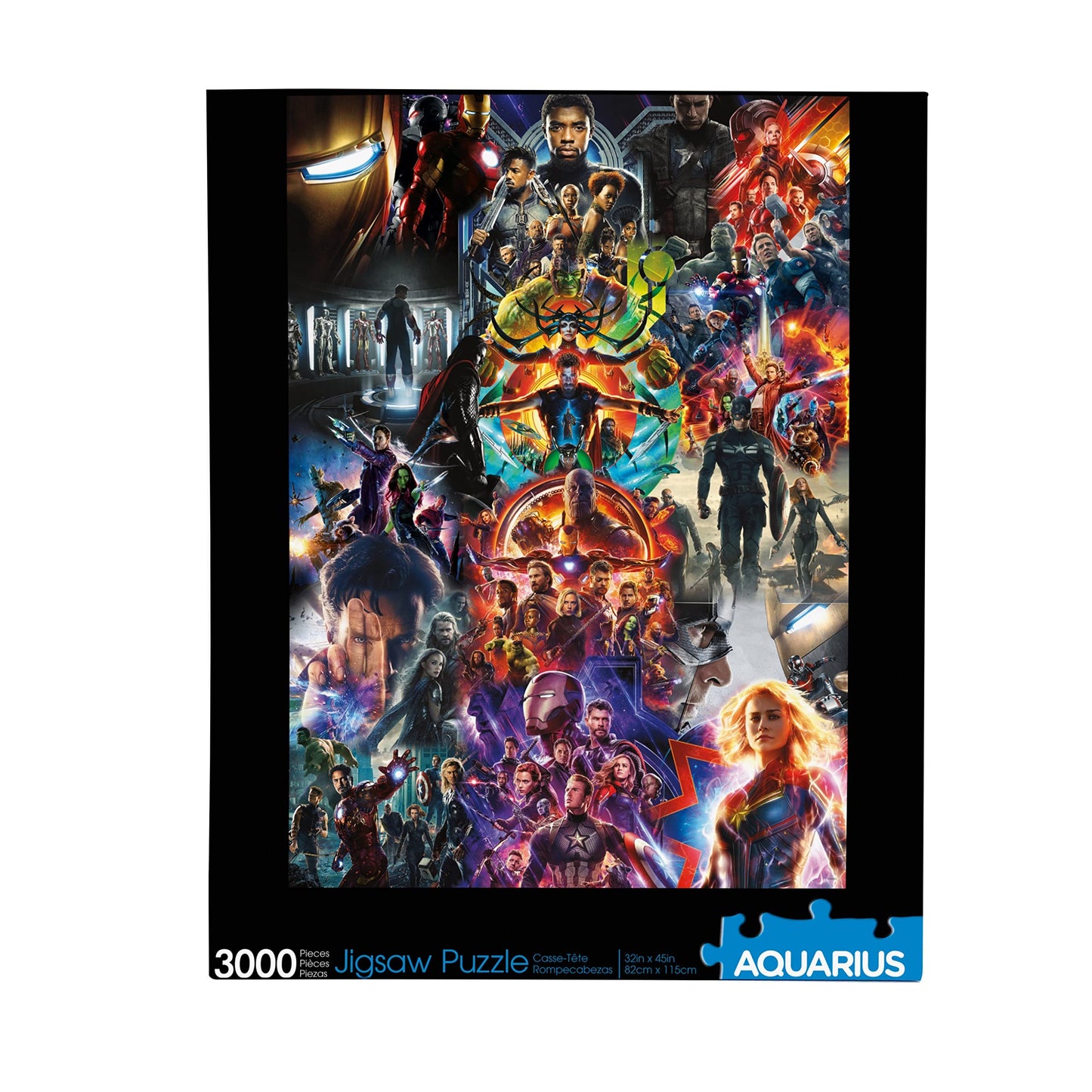 AQUARIUS Marvel Avengers Collage (3000 Piece Jigsaw Puzzle) - Glare Free - Precision Fit - Virtually No Puzzle Dust - Officially Licensed Marvel Merchandise & Collectibles - 32 x 45 Inches (68517)