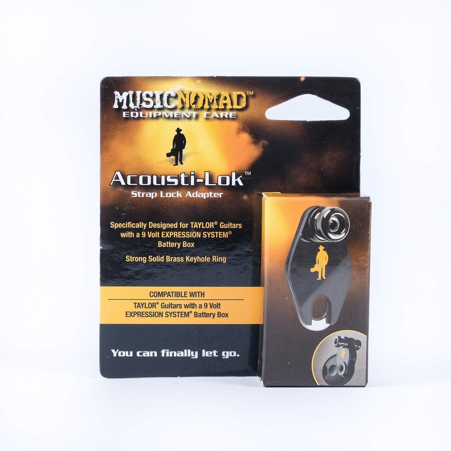 MusicNomad ACOUSTI-LOK-TAYLOR MusicNomad ACOUSTI-LOK-TAYLOR Strap Lock Adapter For Taylor Guitars w/ 9V Batt