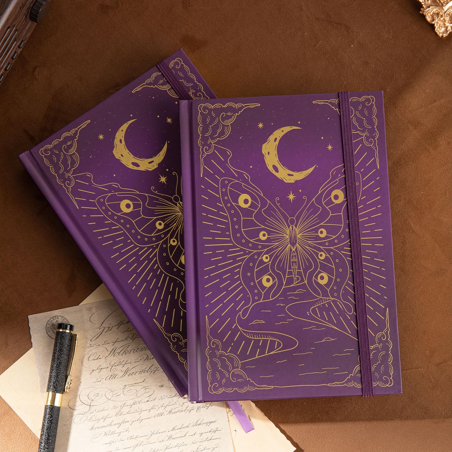 TIEFOSSI Dotted Journal Notebook, Butterfly Journal for Women Men,140GMS Thick Paper with 256 Numbered Pages, A5 Hardcover Journal, Bullet dotted Journal notebook, for School Office Writing