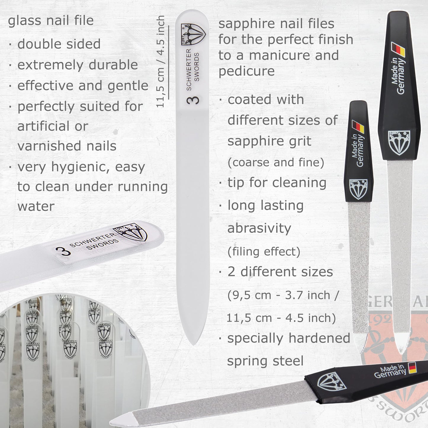 3 Swords Germany – manicure pedicure set kit (586)