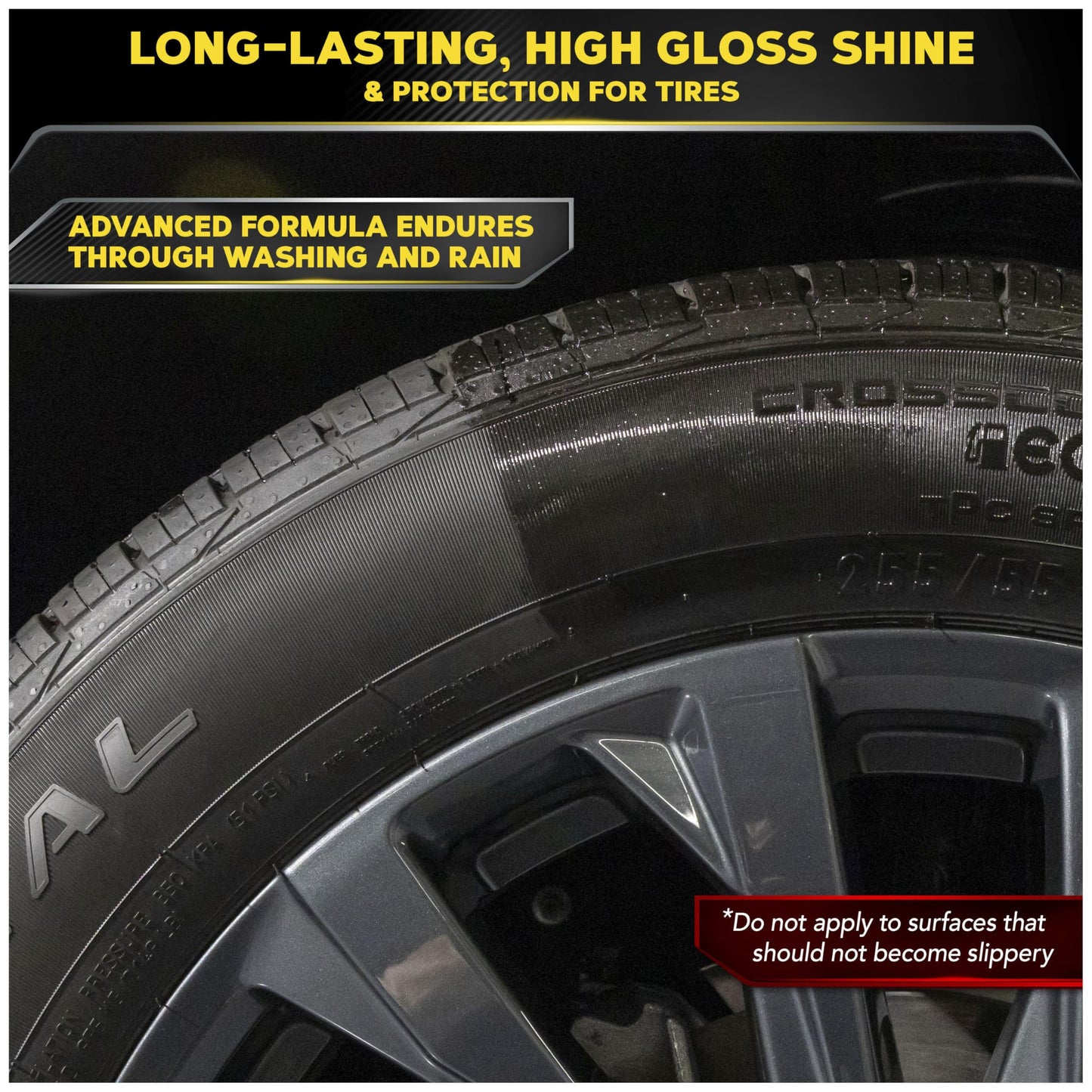 Meguiar's G7516 Endurance Tire Gel - 16 oz. Premium Tire Gel for a Lasting Glossy Shine
