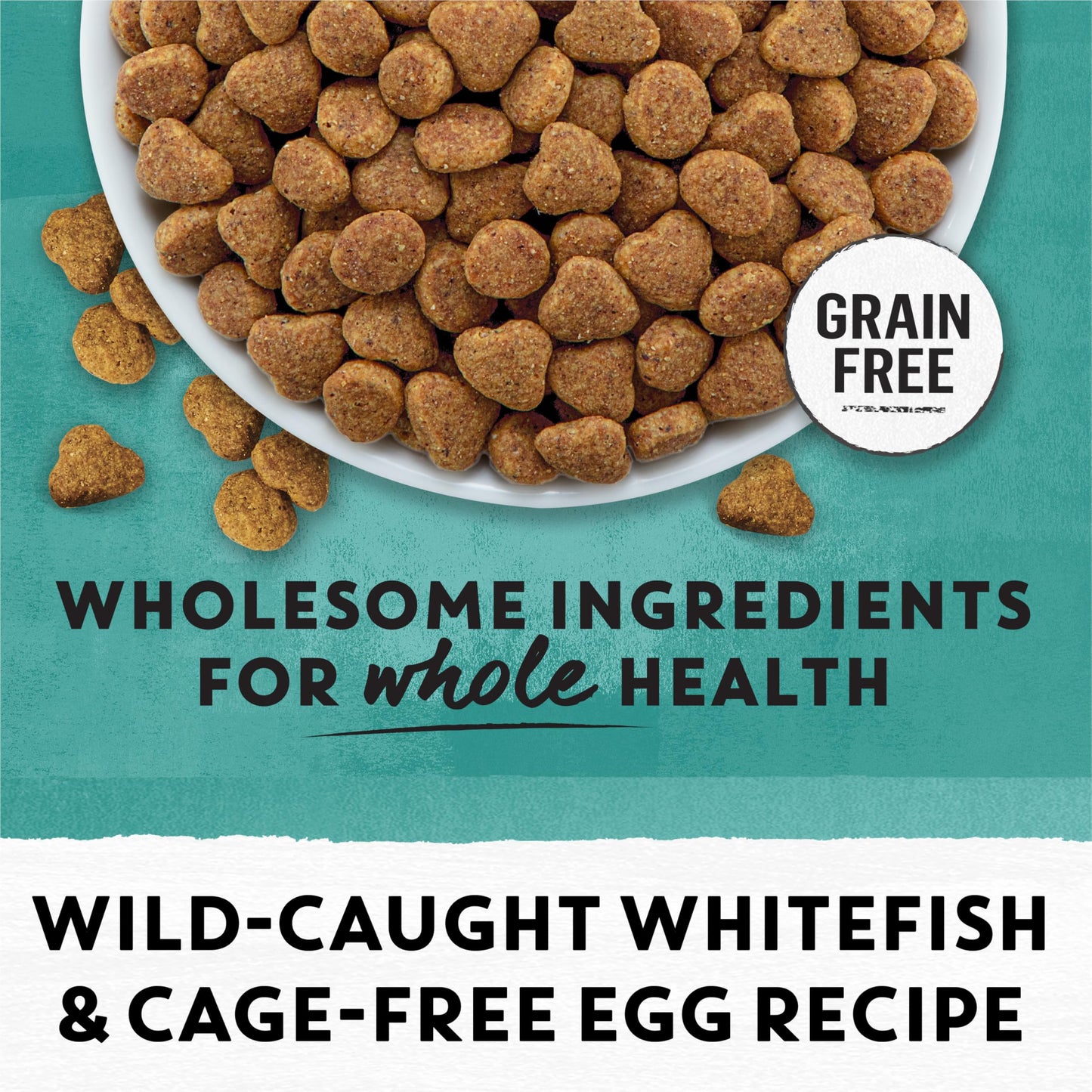 Beyond Grain Free Natural Dry Cat Food, Wild-Caught Whitefish & Free Run Egg - 5 kg Bag