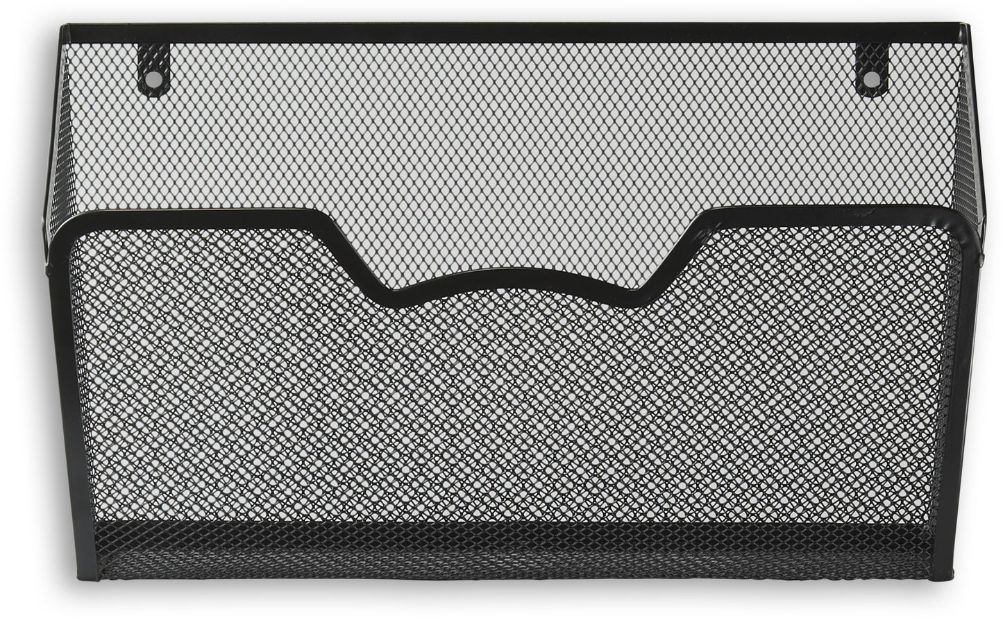Simple Houseware Wall Mount Single Pocket File Organizer Holder, 3 Packs, Black