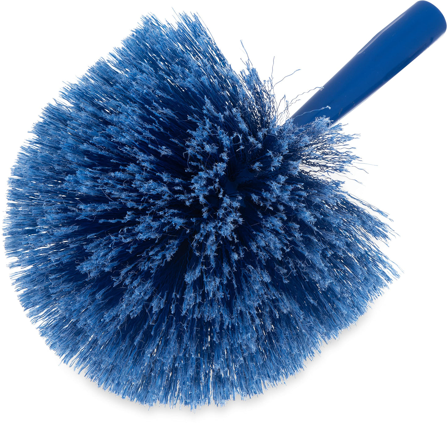 SPARTA Flo-Pac Rounded Duster Cleaning Duster with Electrostatically Charged Bristles for Catering, Buffets, Restaurants, Stainless Steel, 9 X 7 X 7 Inches, Blue, (Pack of 12)