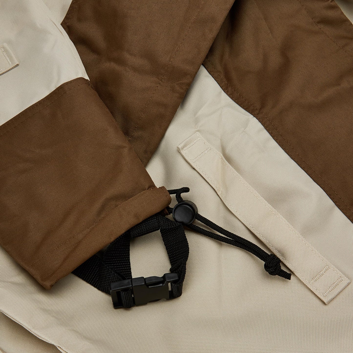 Amazon Basics 2-Seater Deep Lounge Sofa, Outdoor Couch and Patio Furniture Covers, Waterproof, Anti-UV, Durable, Beige/Tan