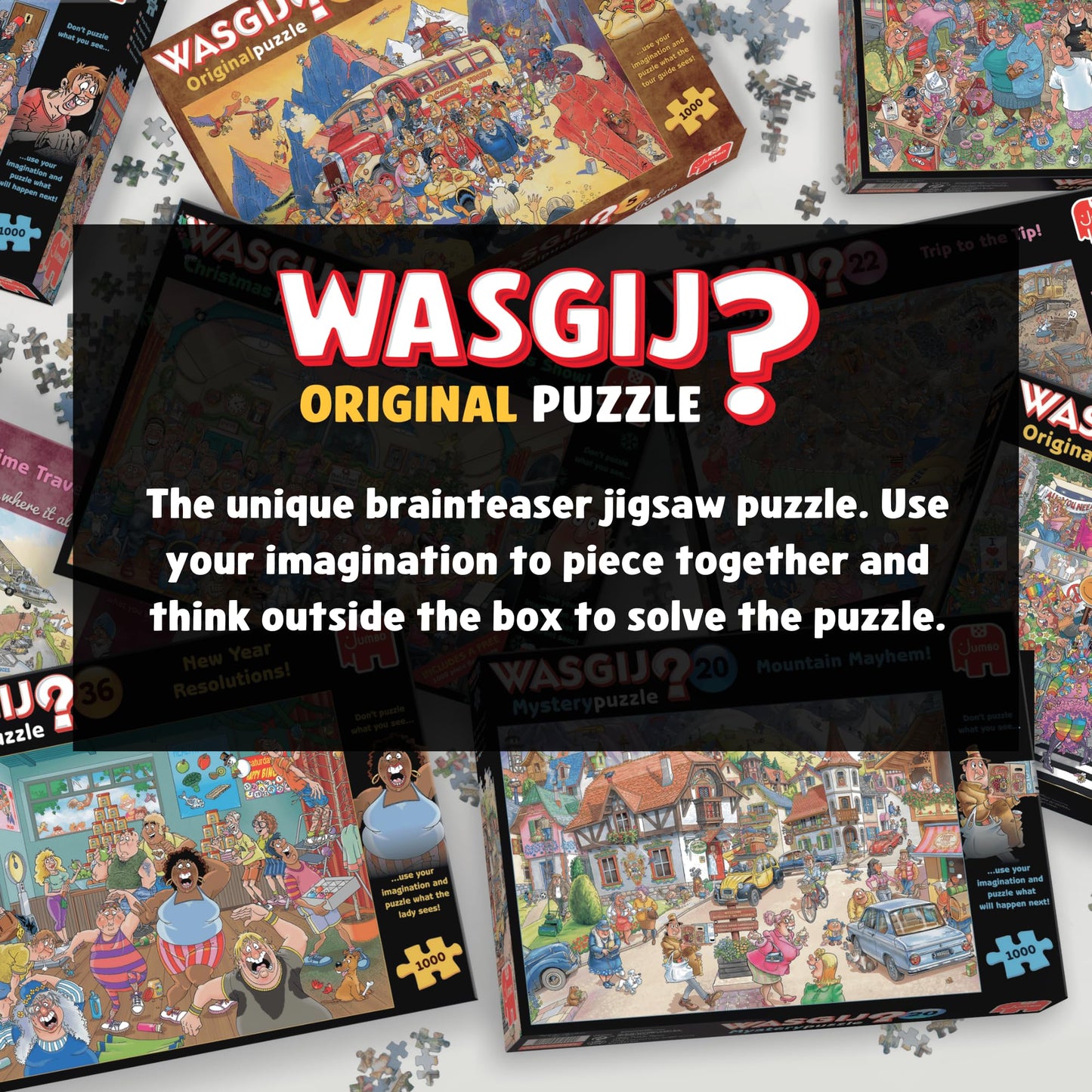 Jumbo Wasgij Original 47 Jigsaw Puzzle 1000 Pieces Boat Chaos
