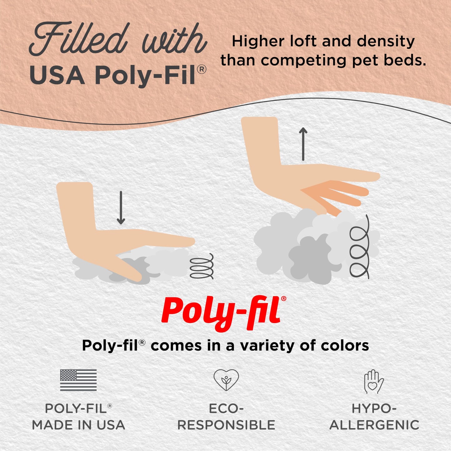 Best Friends by Sheri The Original Calming Donut Dog and Cat Bed in Shag Fur, Taupe, Small, 23x23