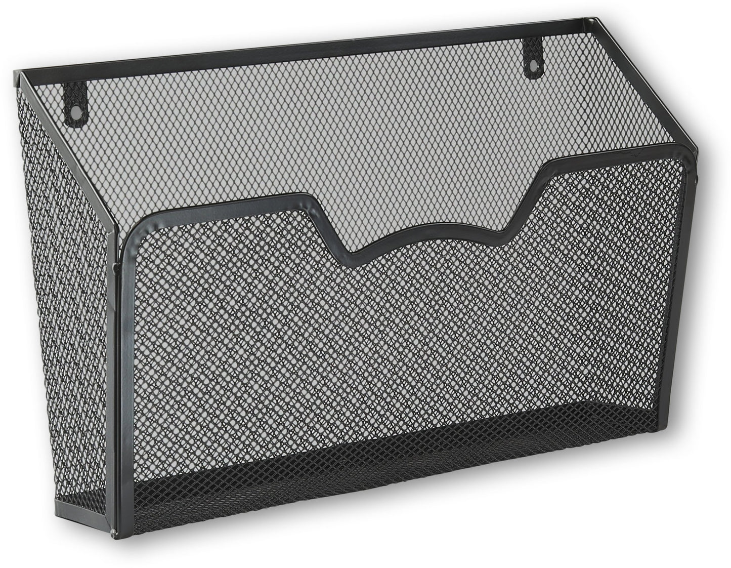 Simple Houseware Wall Mount Single Pocket File Organizer Holder, 3 Packs, Black