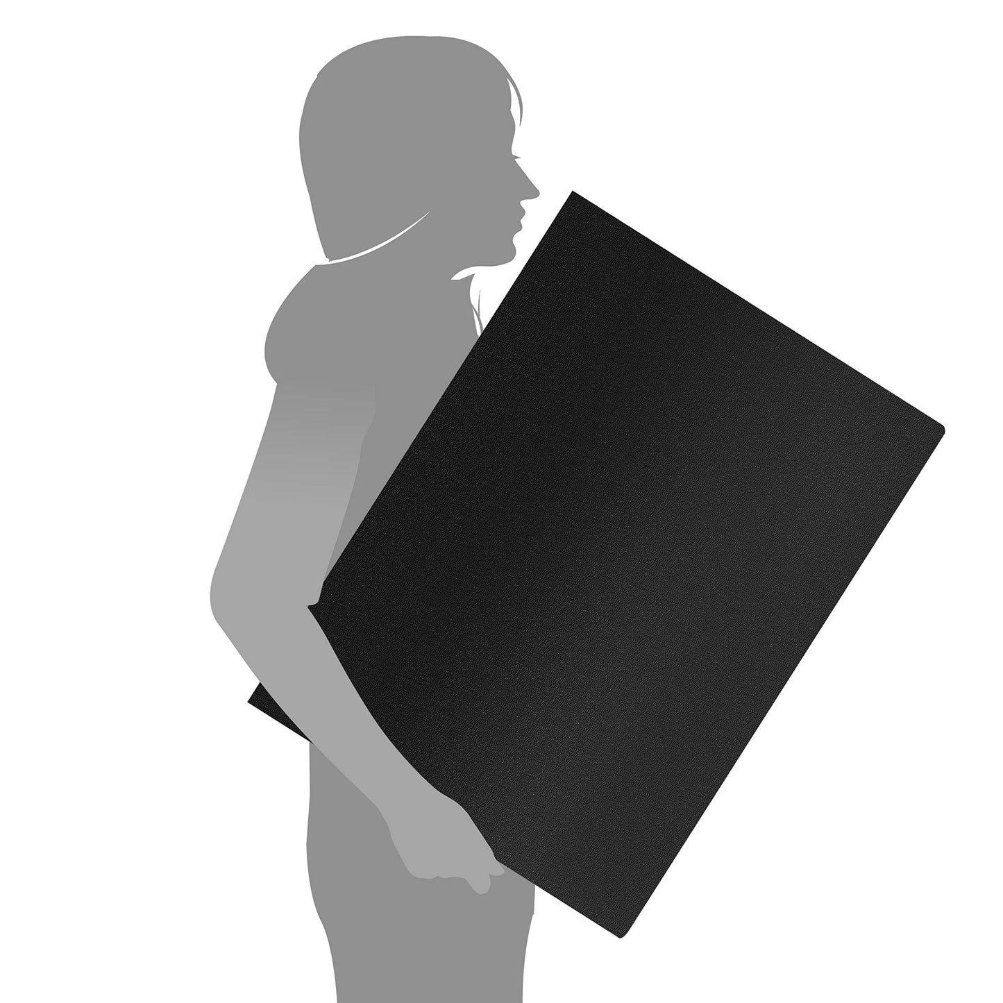 Presentation Book 40 Clear Pockets Sleeves Protectors Art Portfolio Clear Book for Artwork, Report Sheet, Letter (Can Accommodate 24.2 X 18.4inch)