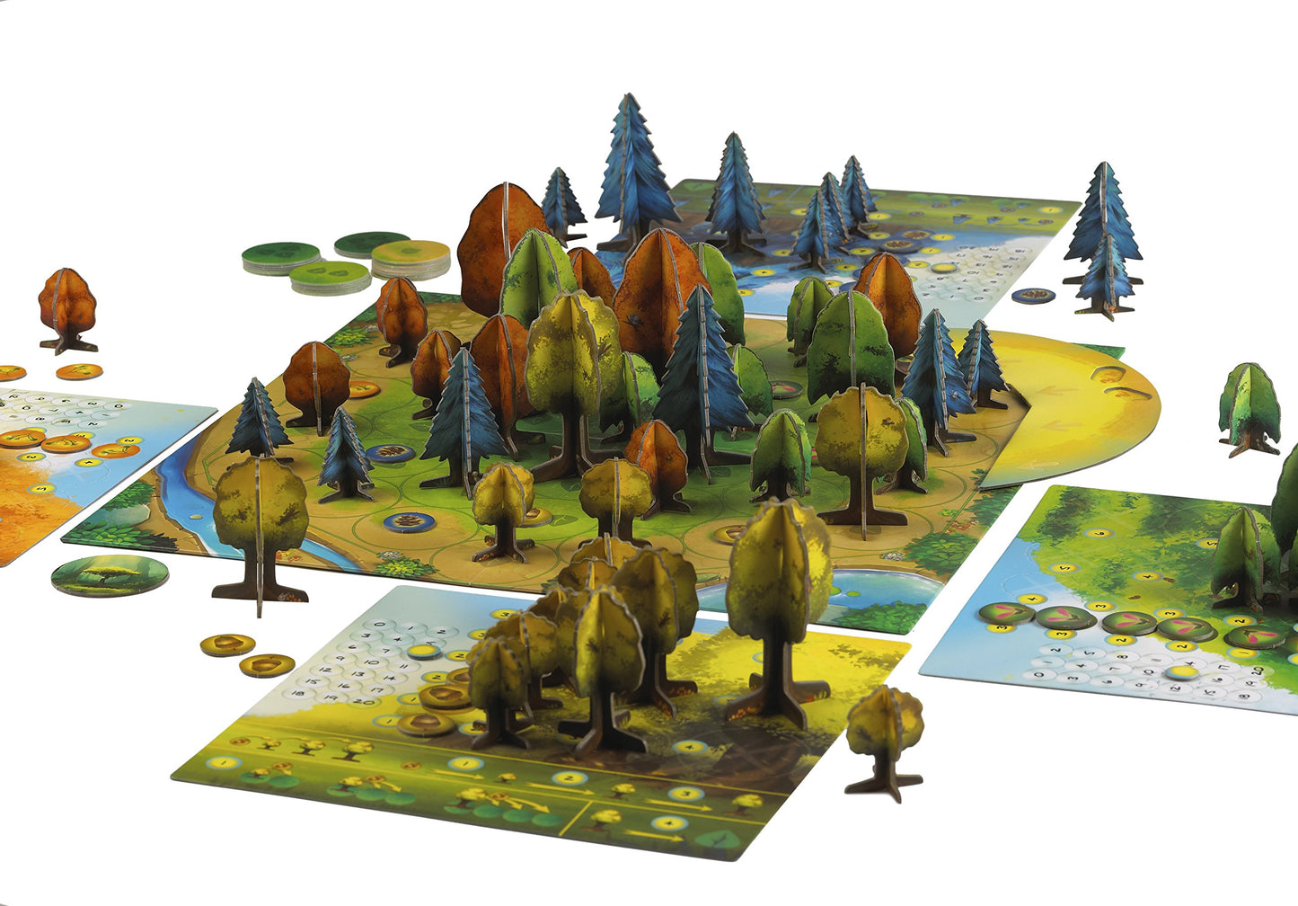Blue Orange Games Photosynthesis Board Game - Award Winning Family or Adult Strategy Board Game for 2 to 4 Players. Recommended for Ages 8 & Up.