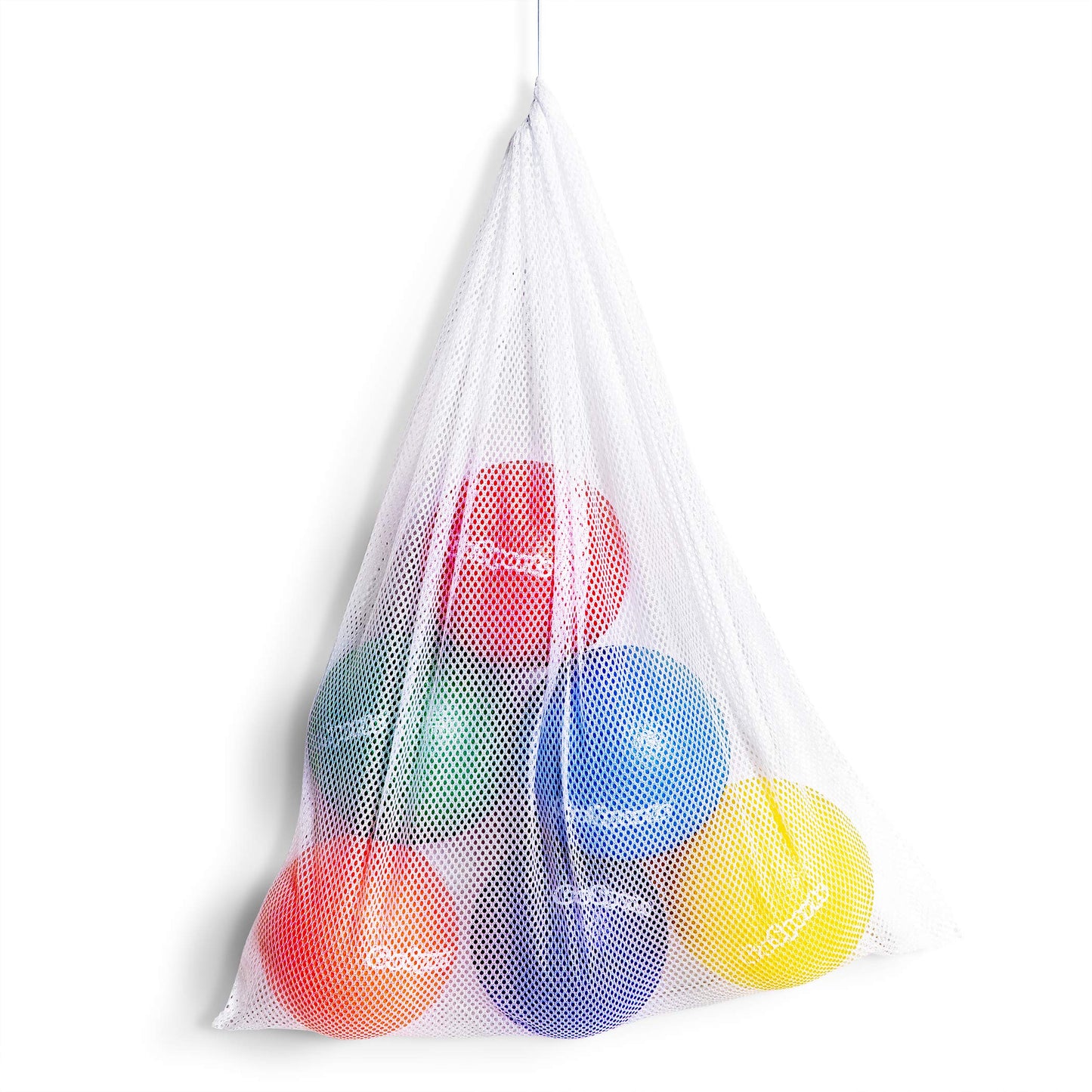 GoSports 5 Inch Inflatable No Sting Dodgeball 6 Pack Includes Ball Pump & Mesh Bag