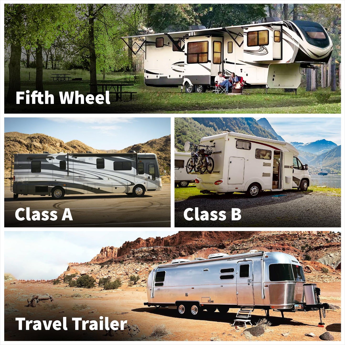 SnapPad Xtra Singles RV Jack Pads – Fit for Fifth Wheels, Class A & B Motorhomes, Travel Trailers - Compatible with Major RV Brands & Leveling Systems - for 9” Round Jack Feet - Made in USA