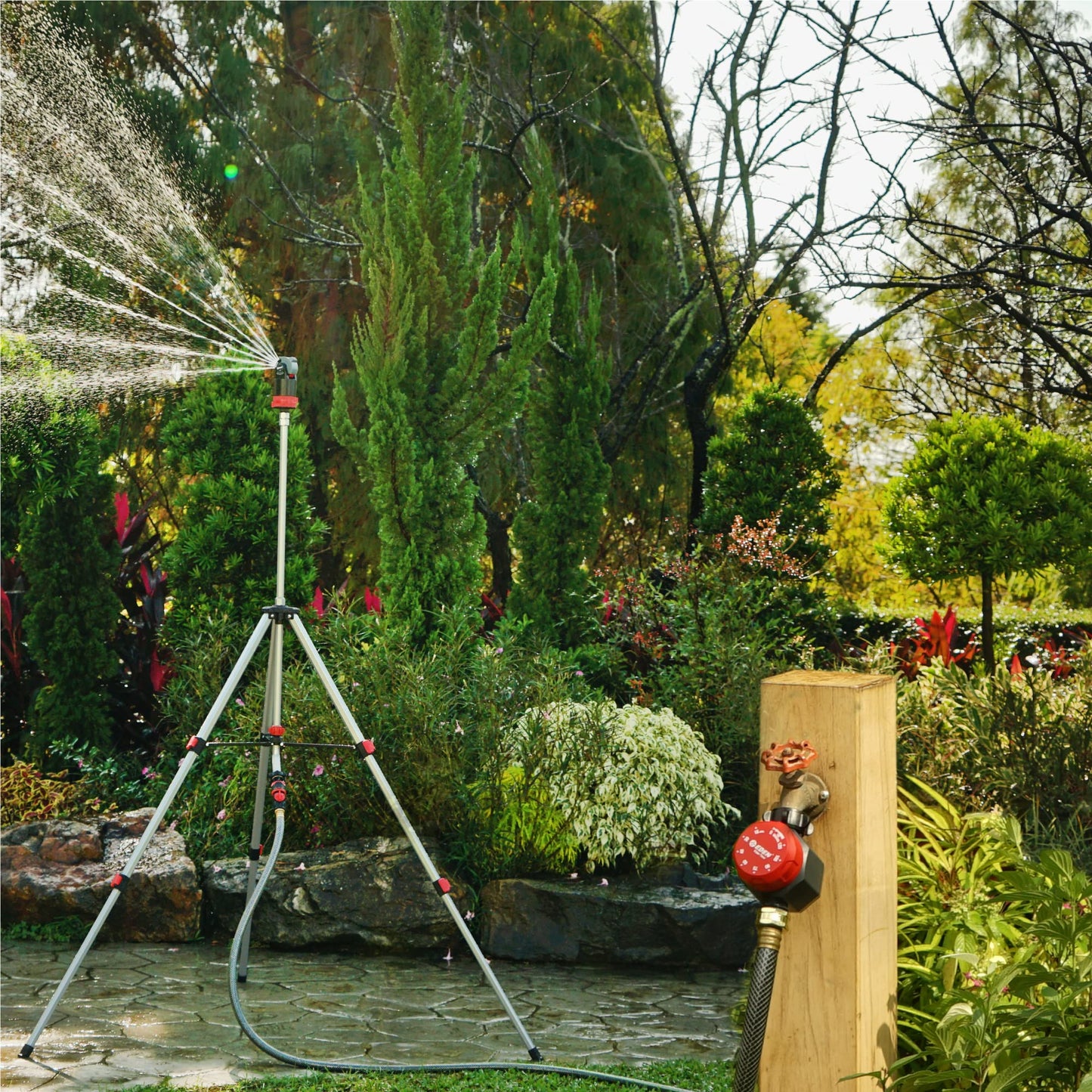 Eden Mechanical Watering Hose Timer for Lawn and Garden, 1-Zone Sprinkler Timer