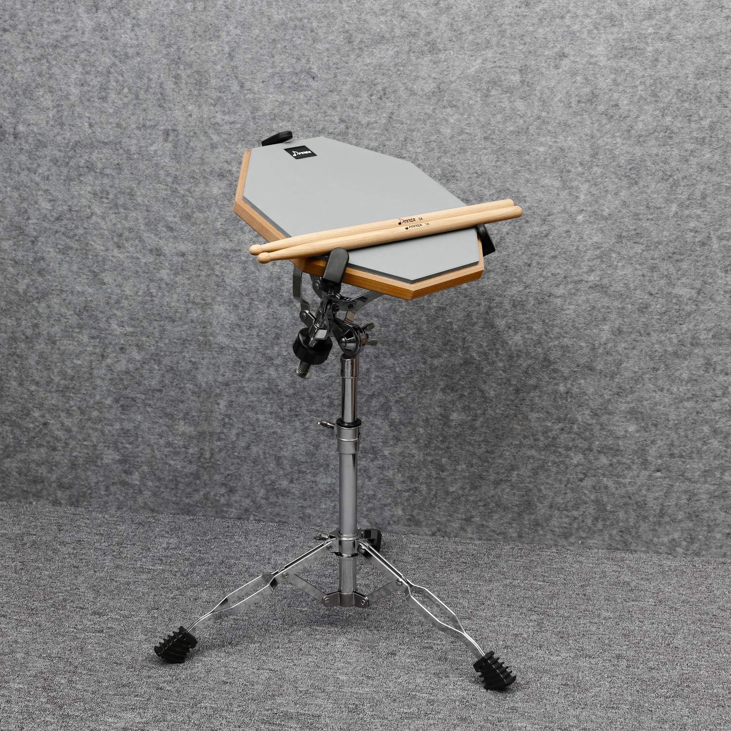 Donner Snare Drum Stand with Drumstick Holder, Adjustable Snare Stand Double Braced Fit for 10 to 14 Inch Dia Drums Handpan and Practice Pad, Height Range 14.2 to 22.8 Inches, Drum Set Accessories