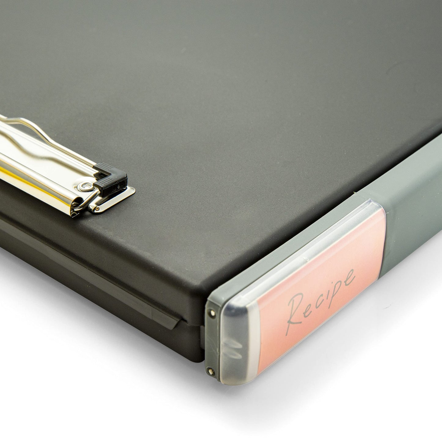 Officemate Ringbinder Clipboard Storage Box, Charcoal (83309)