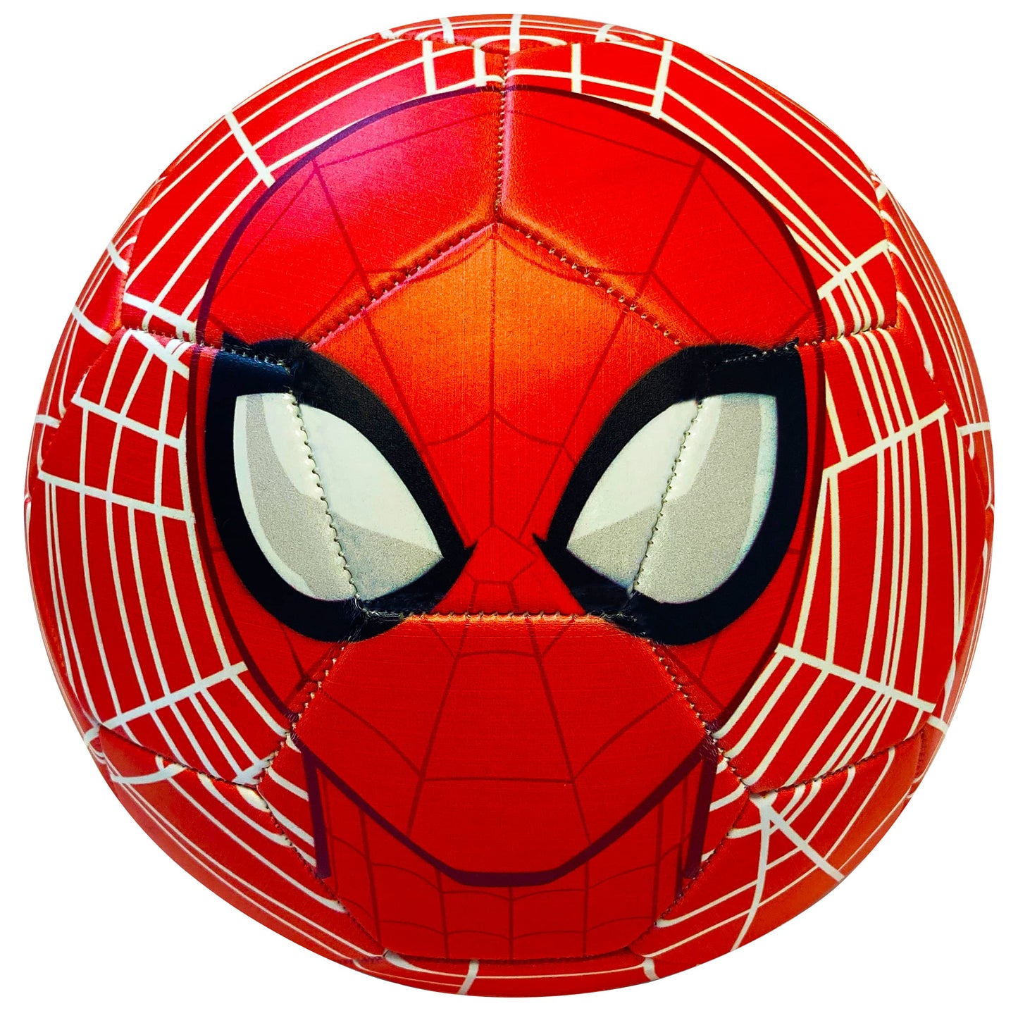 Capelli Sport Marvel Spider-Man Soccer Ball, Mask and Webs Design Youth Kids Futbol, Multi, Size 5, Red Combo