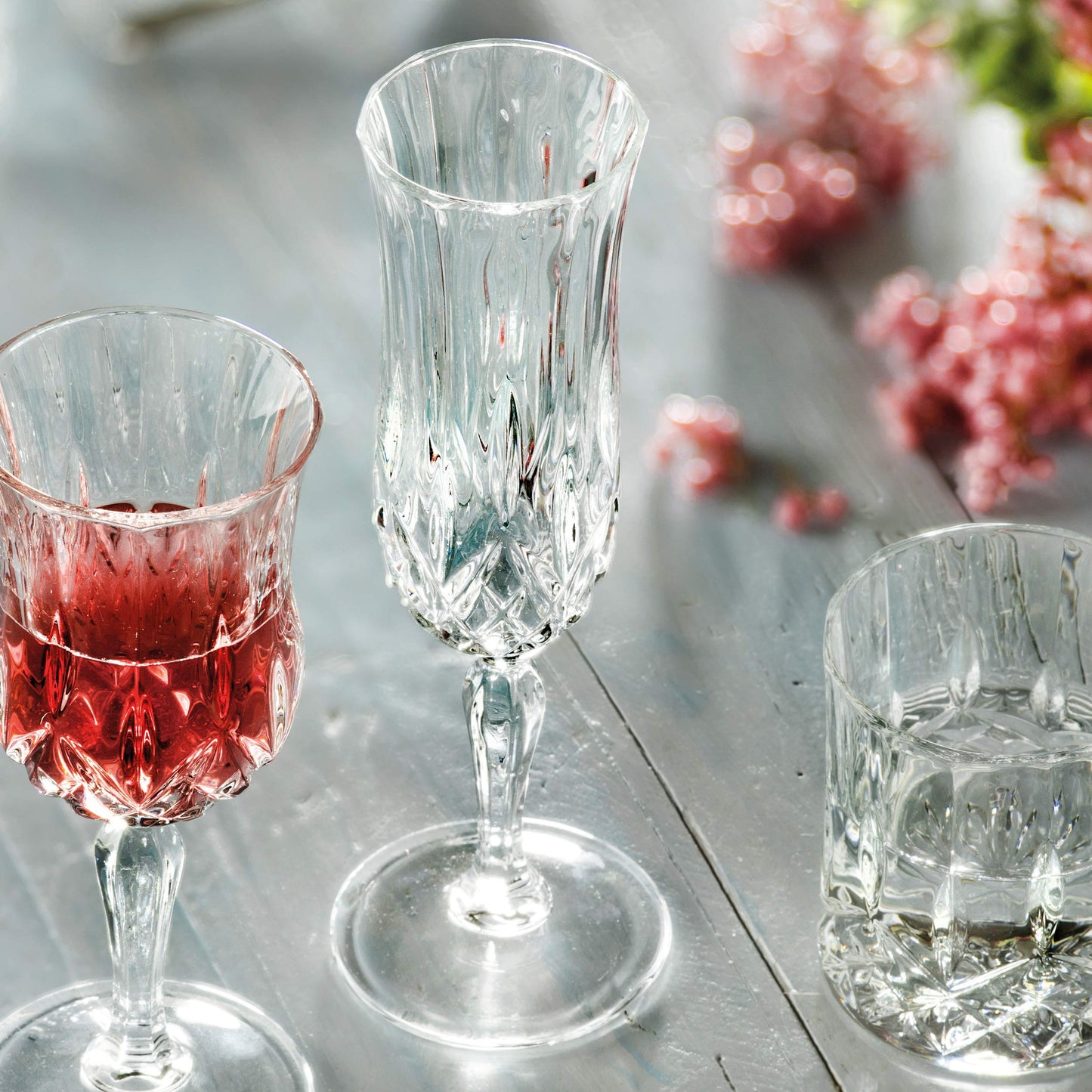Lorren Home Trends RCR Opera Crystal Champagne Glass, Set of 6