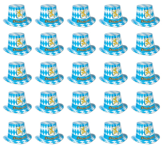 Beistle 66214-25 25-Pack Oktoberfest Hi-Hats