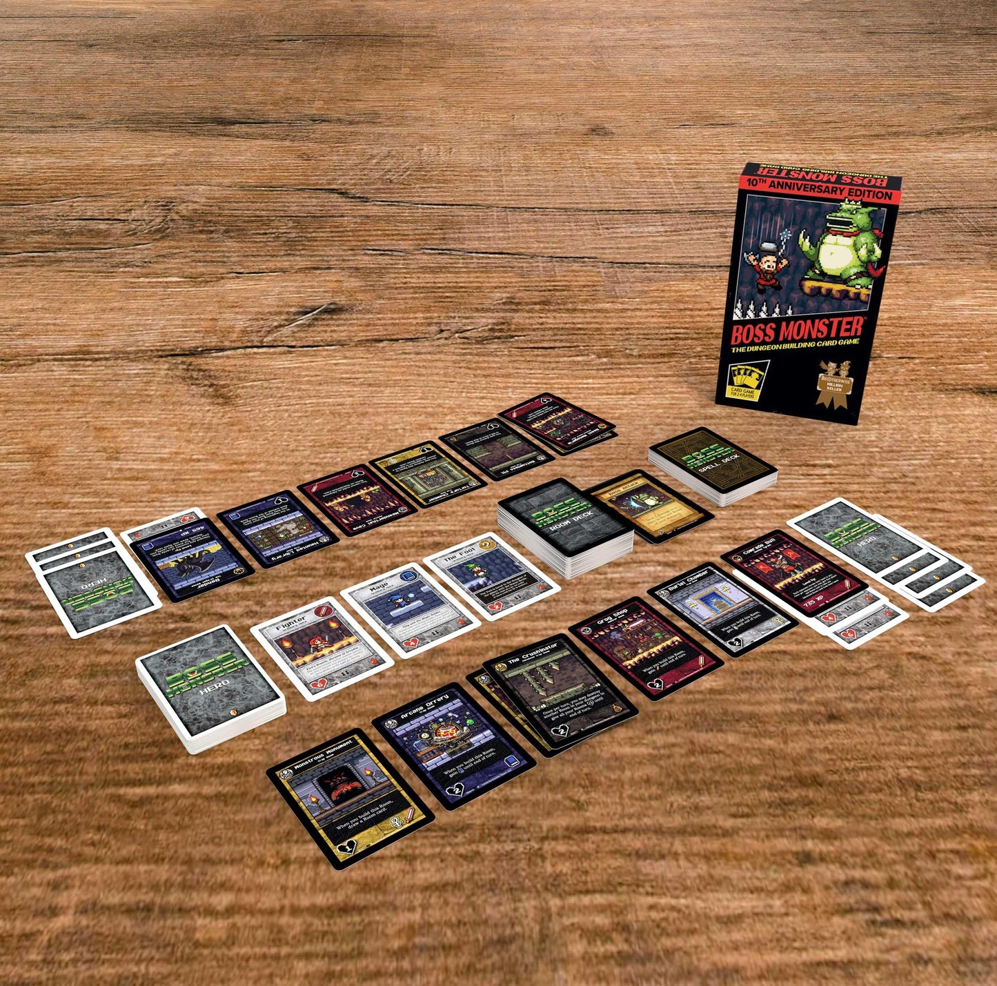 Boss Monster 10th Anniversary Edition by Brotherwise Games, Strategy Board Game