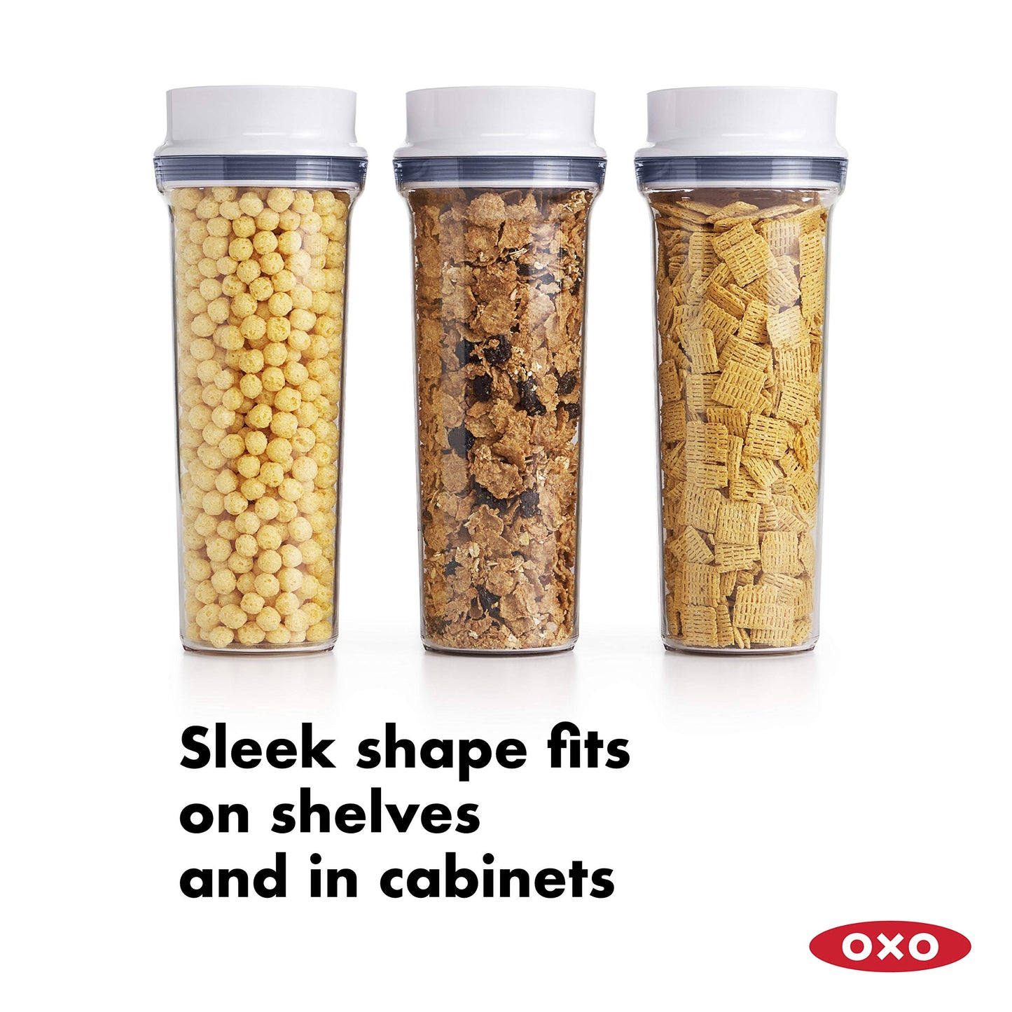 OXO Good Grips 3 Piece Airtight POP Cereal Dispenser Set