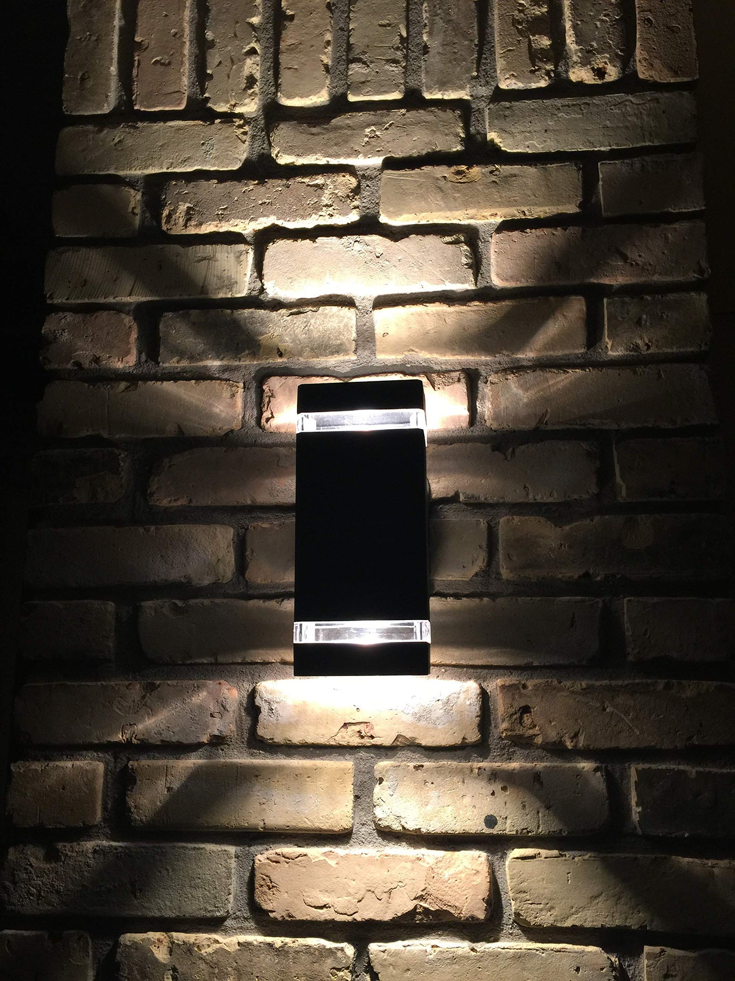 LMP 2 Pack LED Square Up and Down Lights Outdoor Wall Light,Body in Aluminum Waterproof Outdoor Wall Lamps,3000K 5W with Certificate ETL…