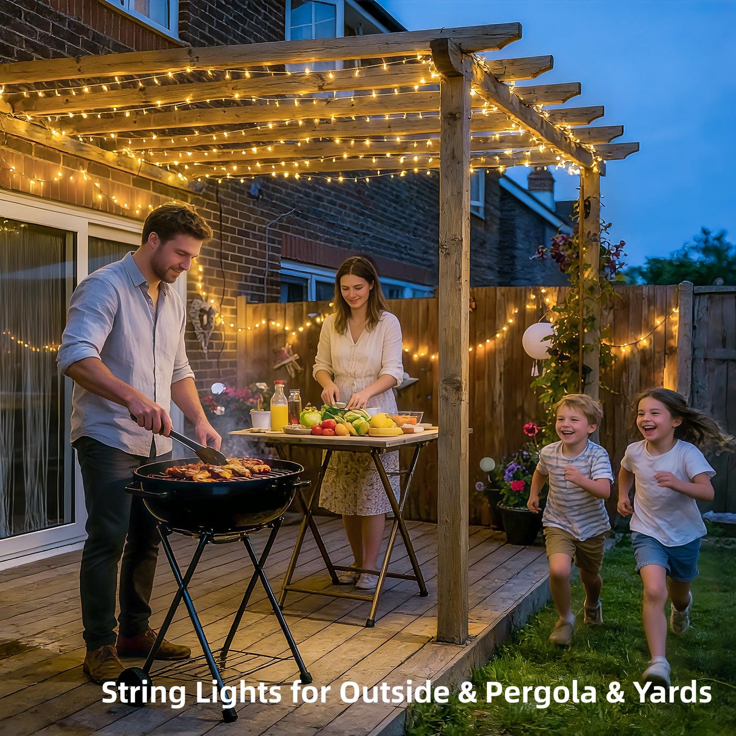 JMEXSUSS 168FT 600 LED Christmas Lights Outdoor Waterproof 8 Modes Indoor Christmas String Lights Warm White Christmas Tree Lights Plug in for Room Bedroom Wedding Party Holiday Decorations