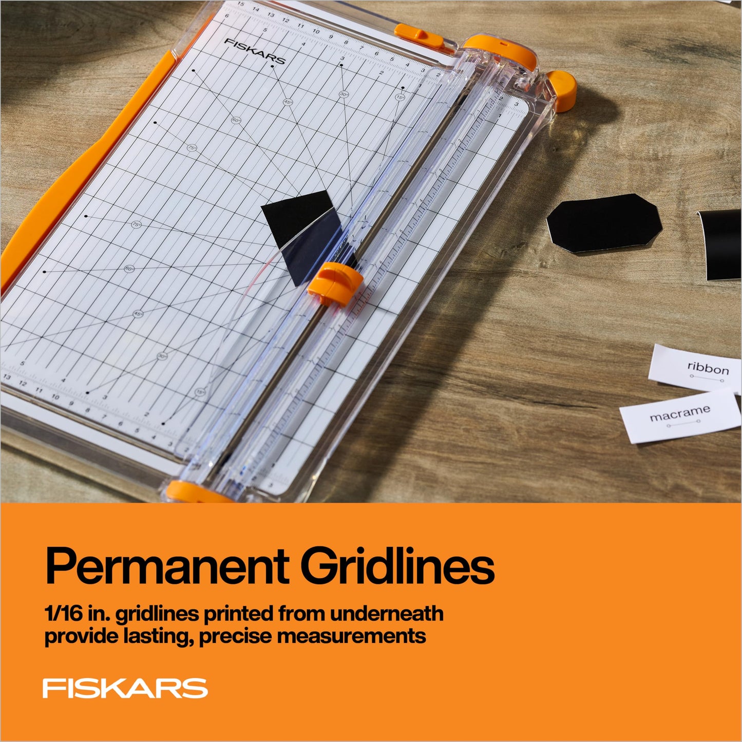Fiskars Precision Paper Trimmer - Easy, Safe and Accurate for Crafts, Gifts, Cards and More - Always Cuts Straight