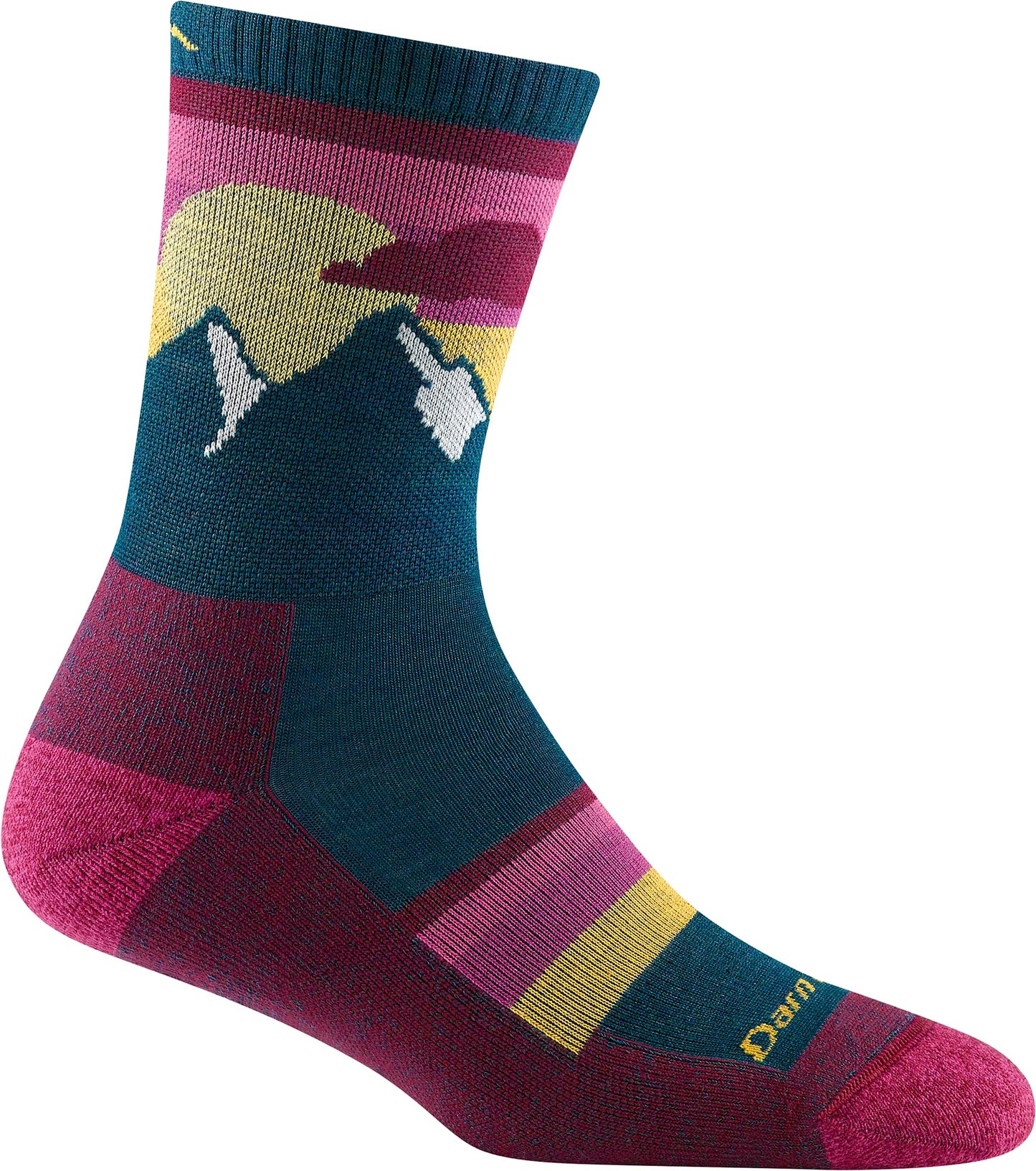 Darn Tough Women's Nomad Boot Midweight Sock with Full Cushion (Style 5005) - Dark Teal, Smal