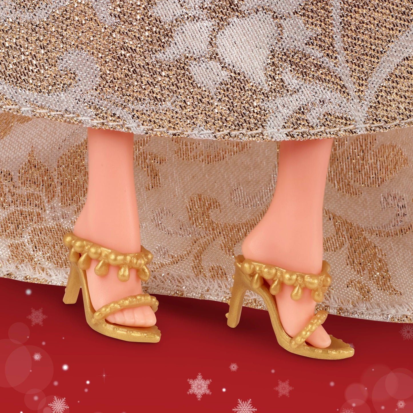 Barbie Signature Doll, 2025 Holiday Barbie Blonde Fashion Doll Wearing Silver & Gold Gown, Seasonal Collector in Displayable Packaging & Stand