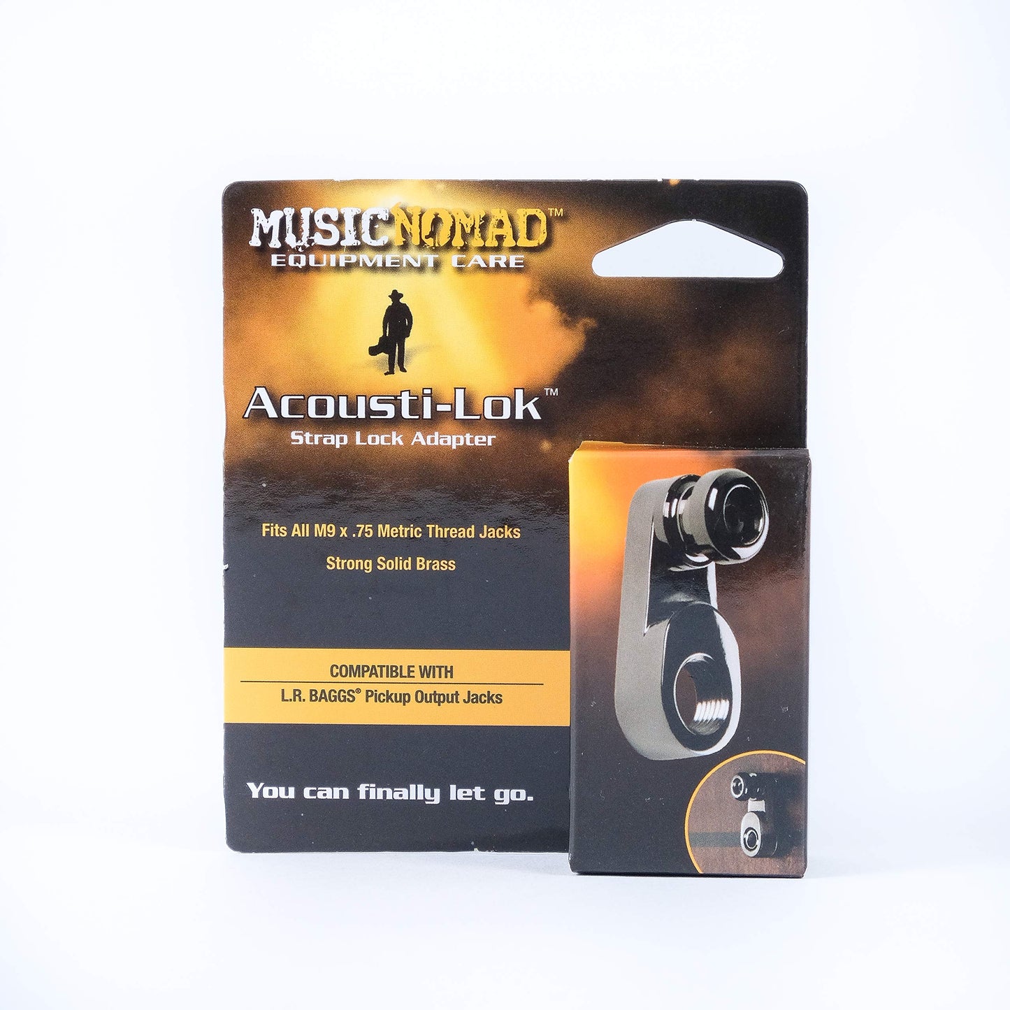 MusicNomad ACOUSTI-LOK-METRIC MusicNomad ACOUSTI-LOK-METRIC Strap Lock Adapter For Metric Output Jacks