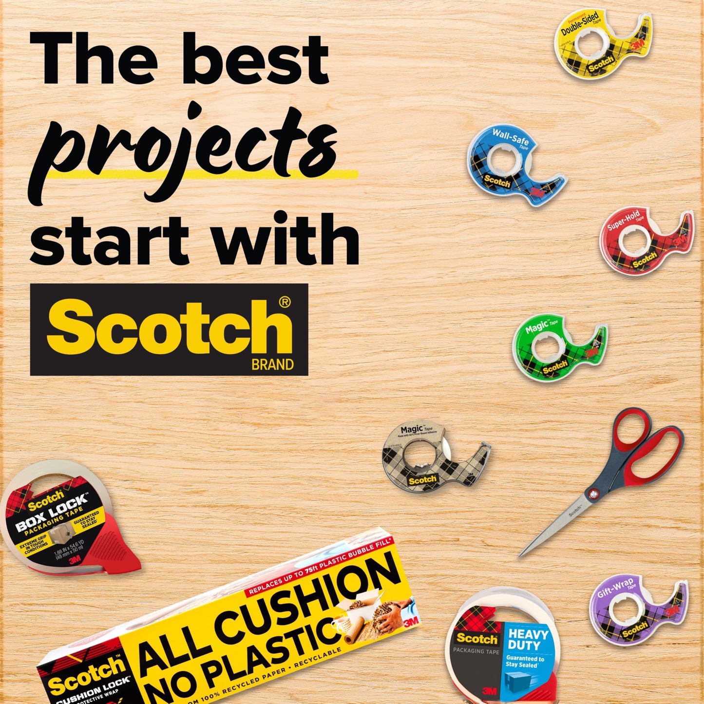 Scotch Transparent Tape, 3/4-inch x 1000 Inches, 24 Rolls (600K24)