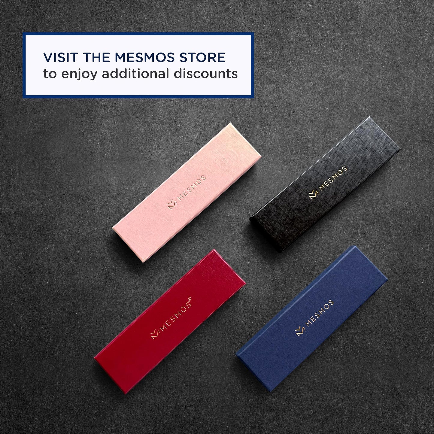 MESMOS Graduation Gift for Him 2026, 3pc Luxury Pen Set, German Ink & Swiss Nib, College and High School Graduation Gifts for Boys, Masters Grad Gift for Him, Men, Male, Son, Dad, Boys