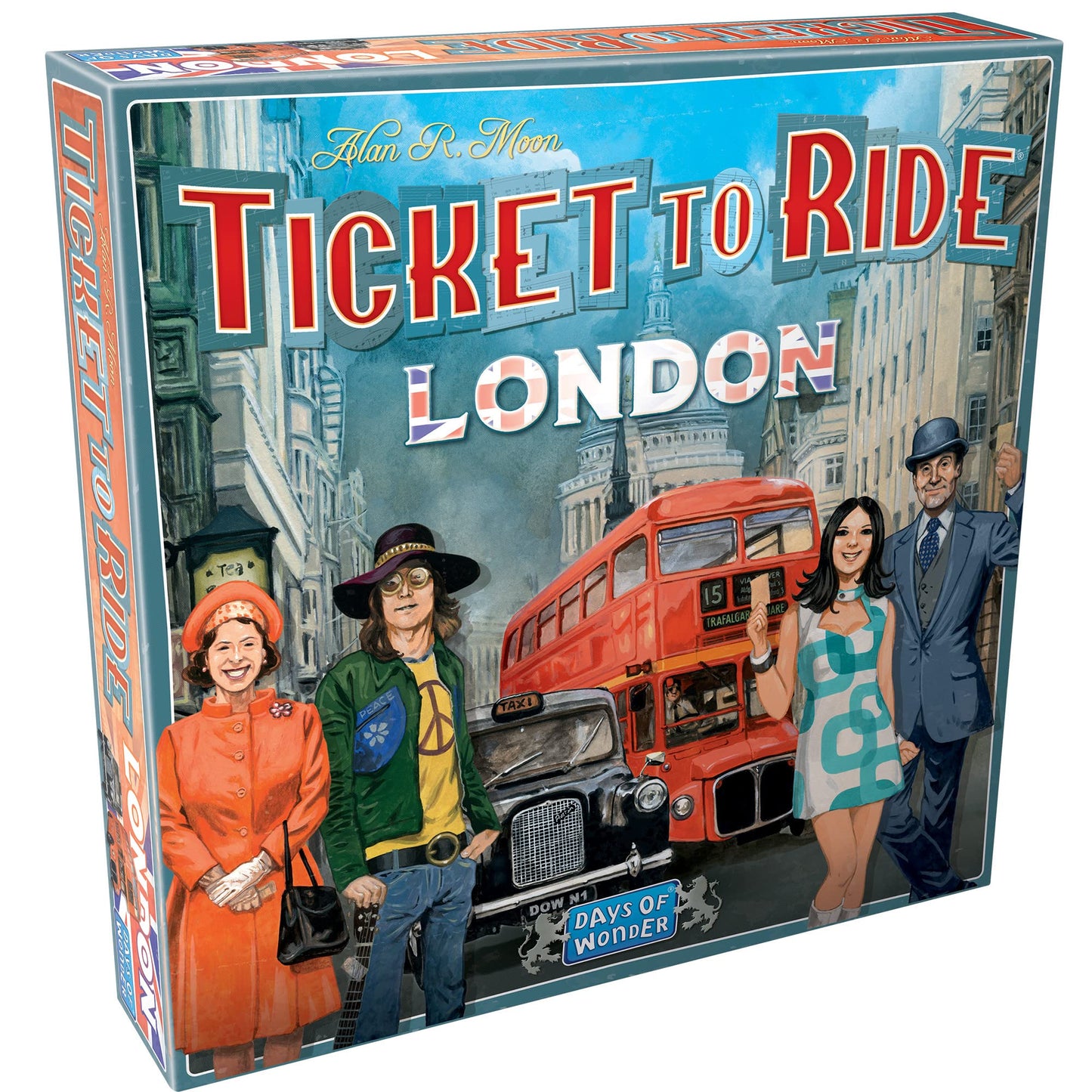 Ticket to Ride - Express - London (English) - Board Games - Strategy/Family - Fast-Paced Version of Ticket to Ride Set in London - Ages 8+ - 2 to 4 Players - Under 15 Minute Playtime - Made by Asmodee