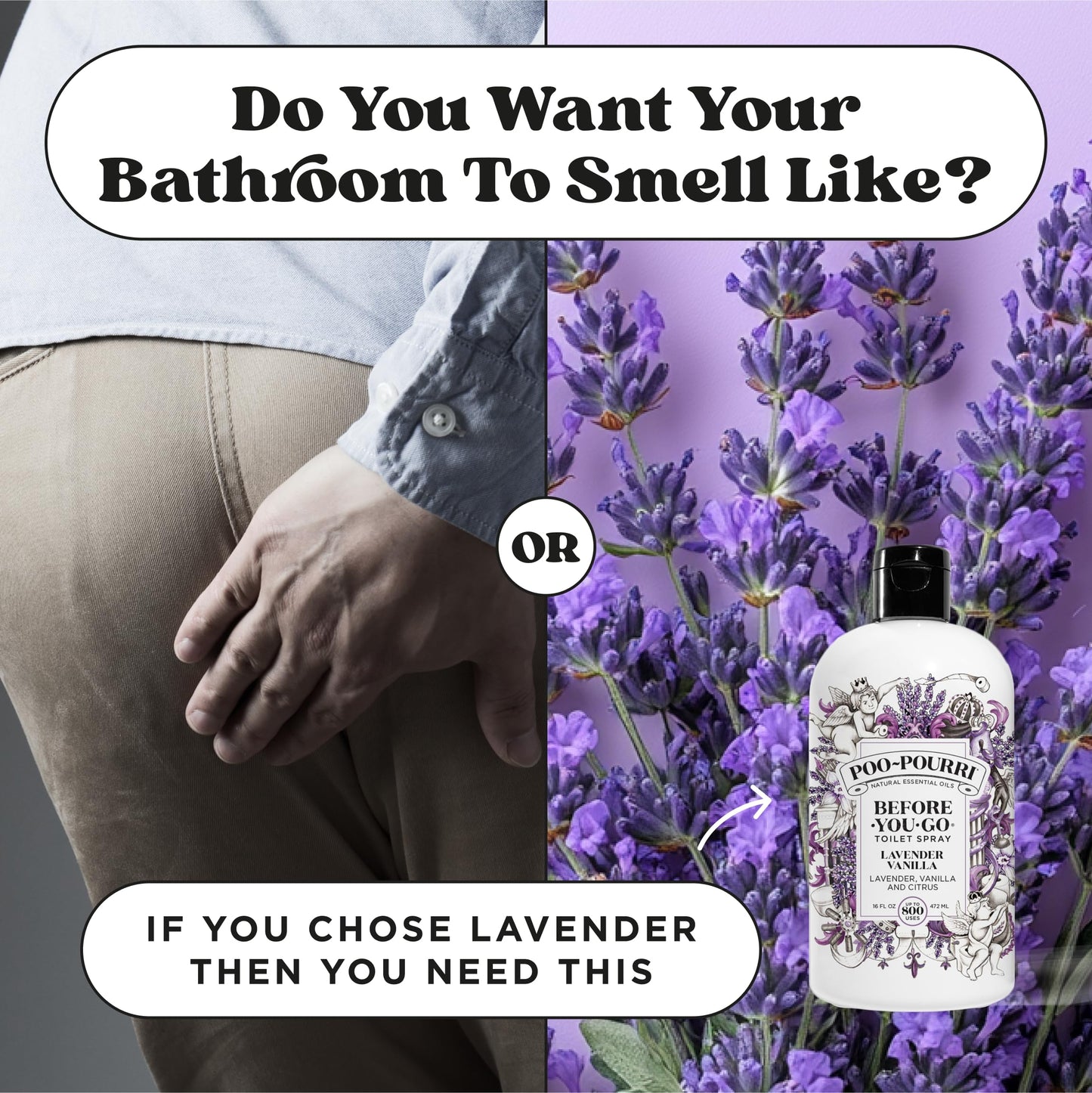 Poo-Pourri Lavender Vanilla, 16 Ounces