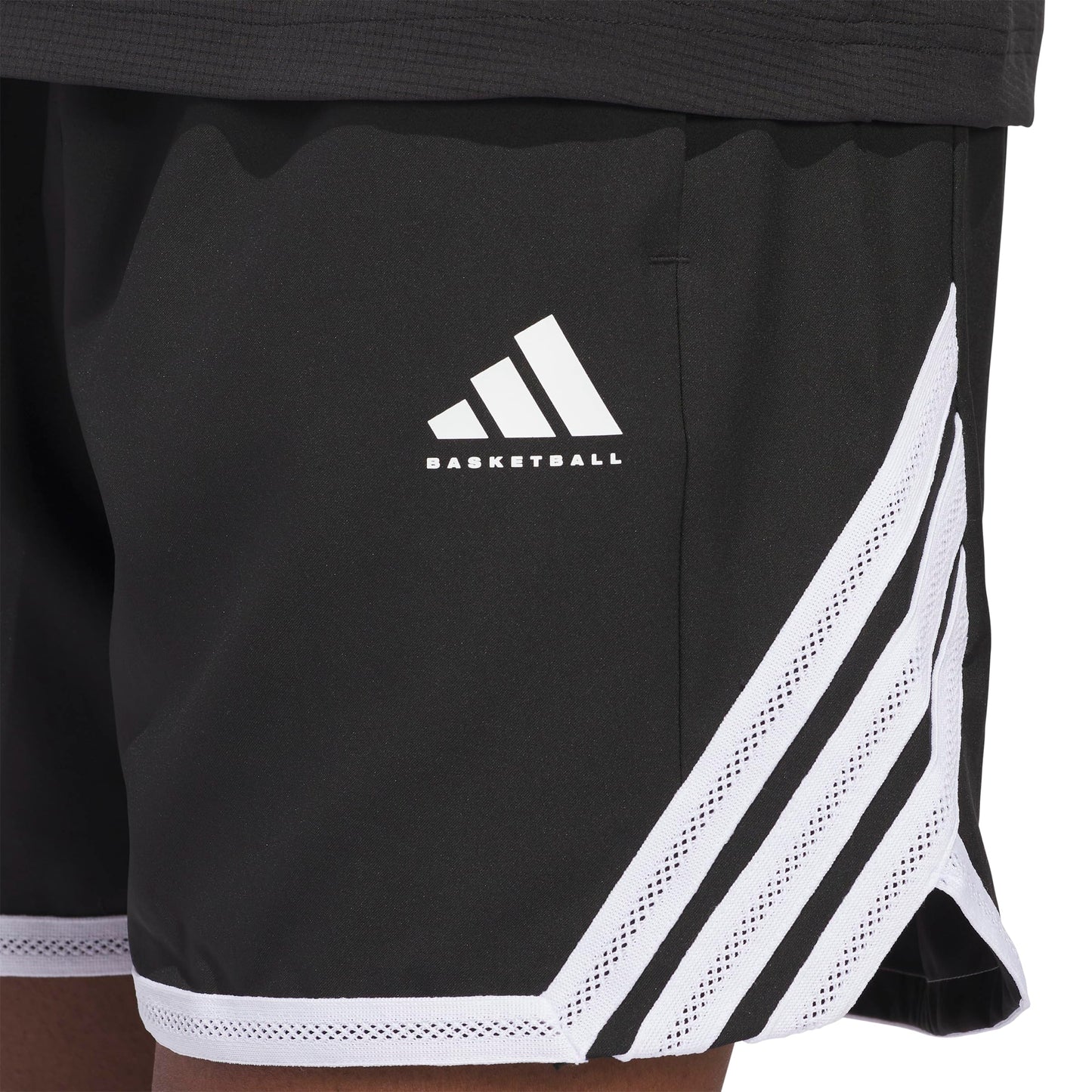 adidas Women's CrazyLite Basketball Shorts, Black/White, Medium