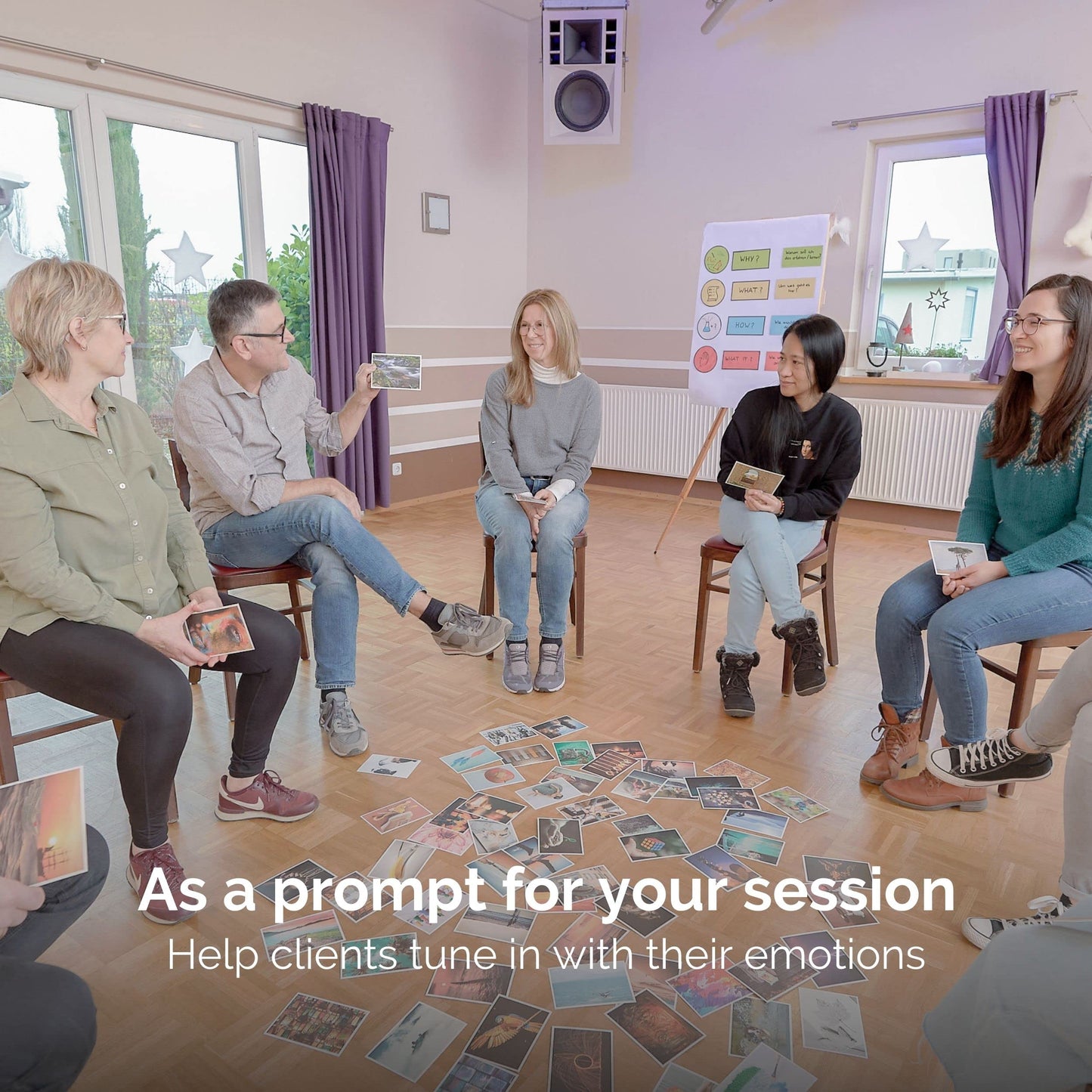 metaFox ‘World of Emotions’ Coaching Cards | 52 Emotion Picture Cards for Coaching & Therapy | Master Your Emotions & Build Emotional Intelligence