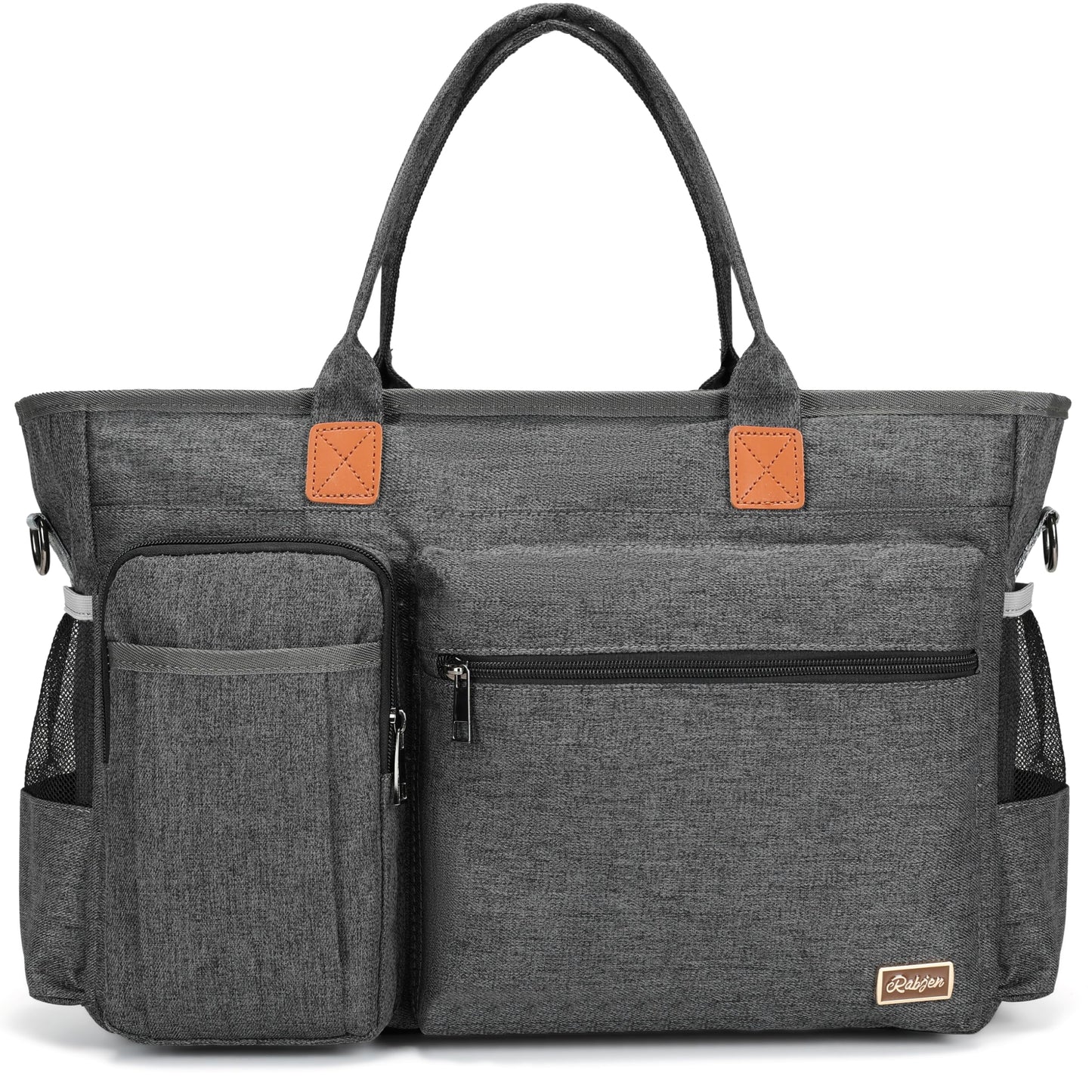 Laptop Tote Bag, Middle Size Computer Messenger Teacher Bag with 15.6'' Padded Laptop Sleeve