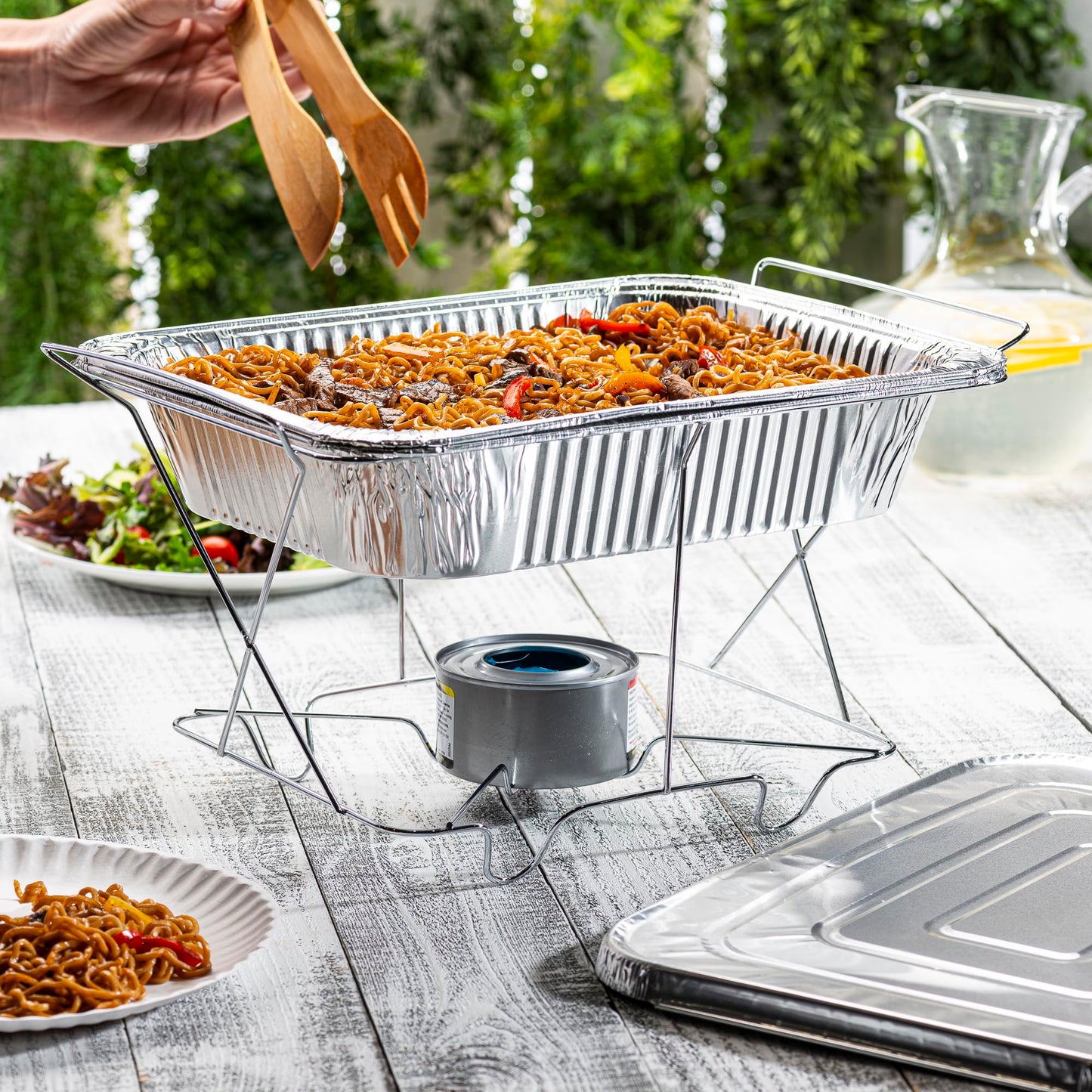 Gusto [30 Count] 9x13 Inch Aluminum Pans, Half-Size Deep Steam Foil Pans, Tin Pans Disposable - Pans for Baking, Cooking, Heating, Storing, and Food Prepping (Formerly Comfy Package)