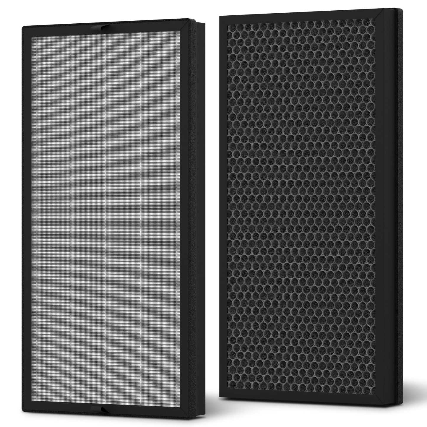 JF888 Replacement Filter, H13 True HEPA Filter with Activated Carbon, 2 Pack Original Filters