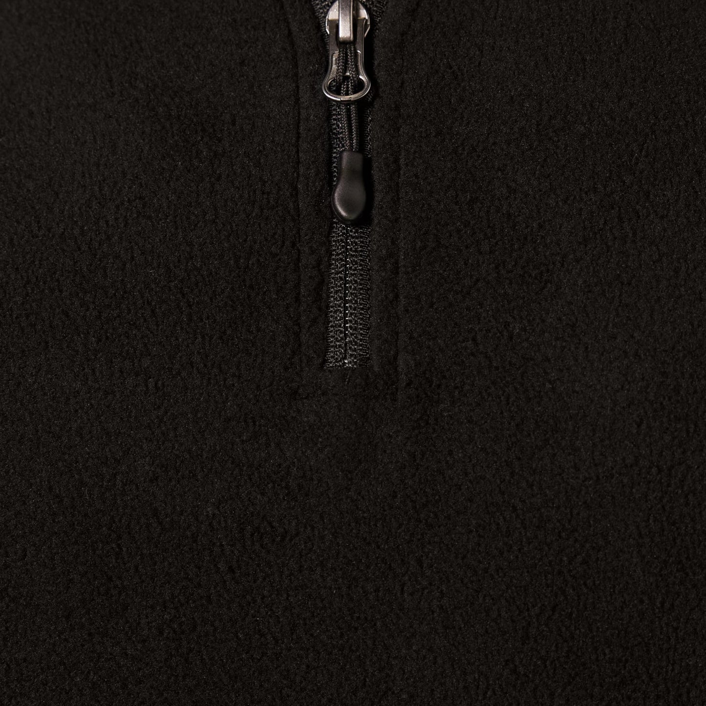 Amazon Essentials Men's Quarter-Zip Polar Fleece Jacket, Black, Large