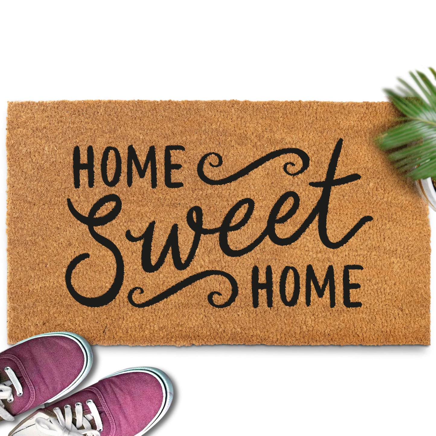 Home Sweet Home Doormat 30x17 Inches, Welcome Mats for Front Door, Home Sweet Home Door Mat