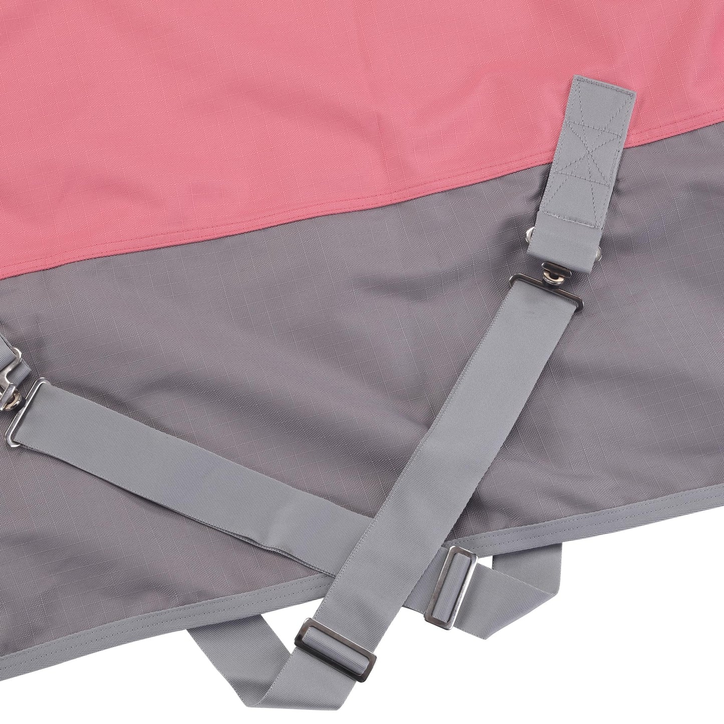 LEAFOREST 1200D Horse Blanket Waterproof Breathable Turnout (no Filling) Standard Neck Horse Sheet Pink Grey 72IN