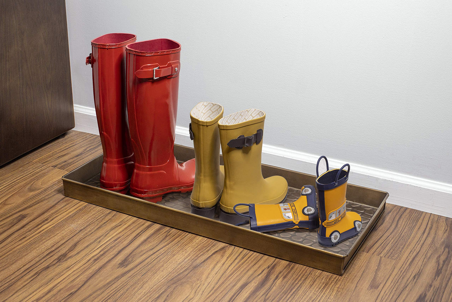 Good Directions 208BR Pebbles Boot Tray, Brass