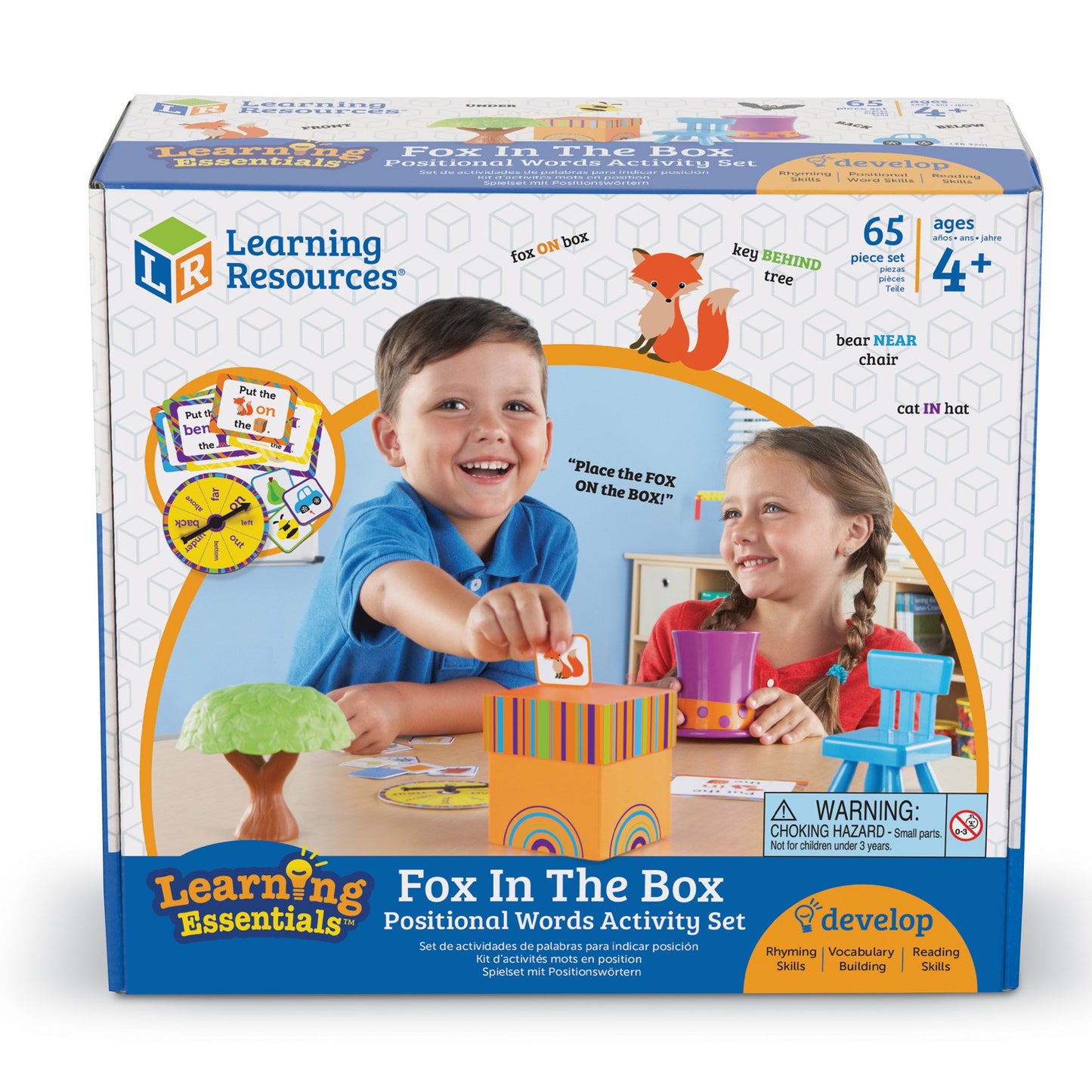 Learning Resources LER3201 Fox in The Box Positional Words Activity Set
