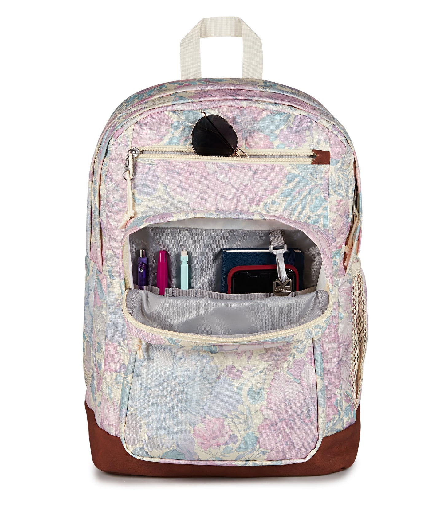 JanSport Cool Backpack with 38.1cm Laptop Sleeve, Large Computer Bag Rucksack with 2 Compartments, Ergonomic Straps, Faded Tapestry