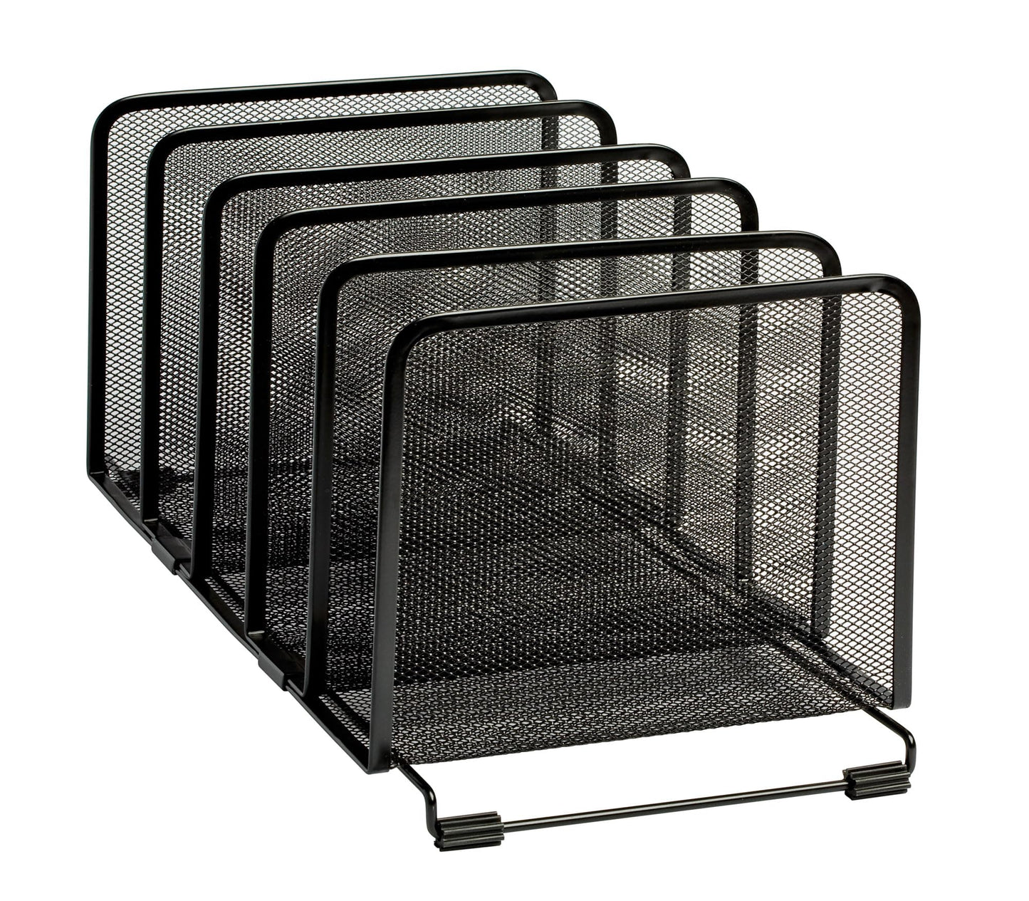 Rolodex File Sorter, Mesh, Stackable, Five Sorters, Black (8.25" x 14.375" x 7.75")