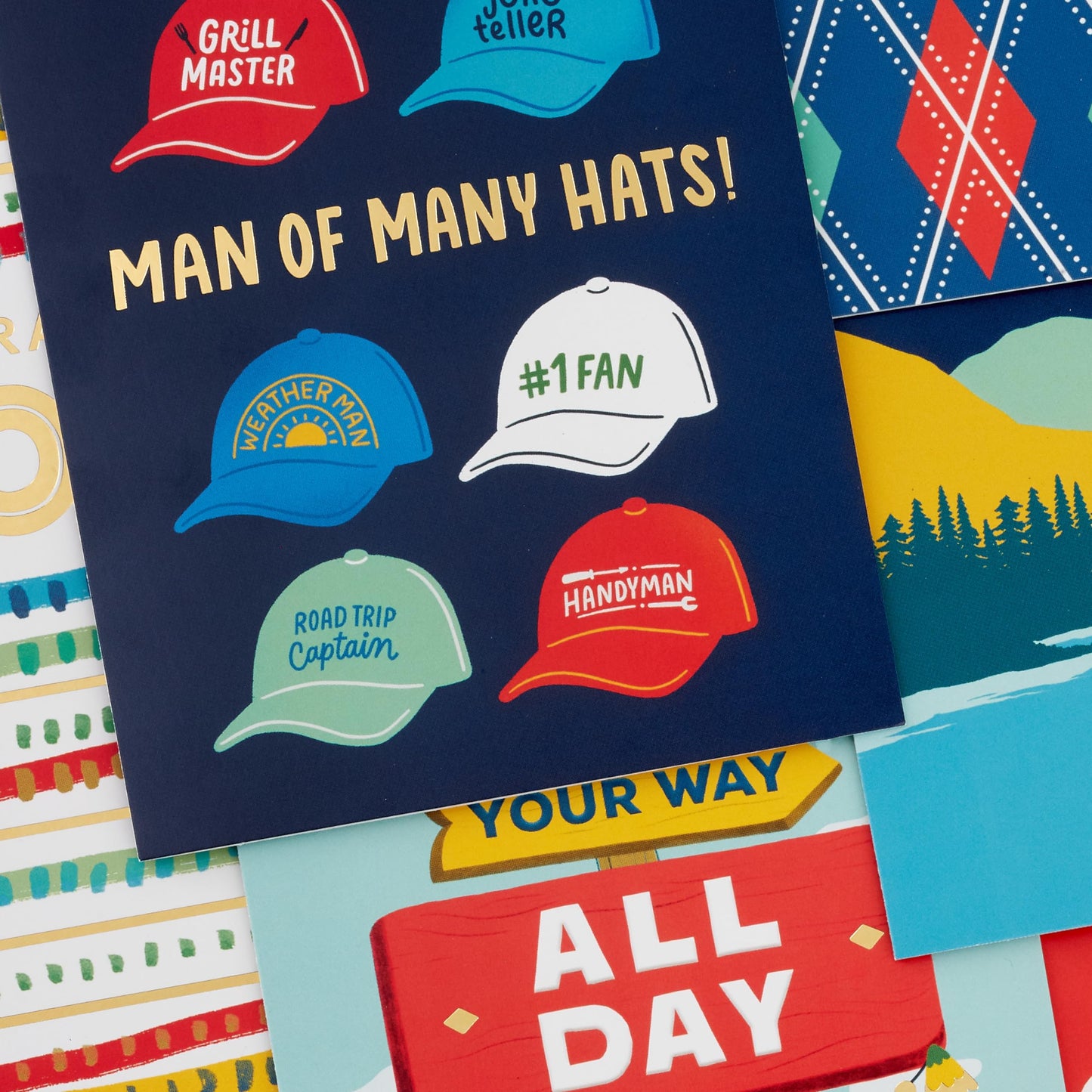 Hallmark Father's Day Card Assortment (24 Cards with Envelopes, 6 Designs)