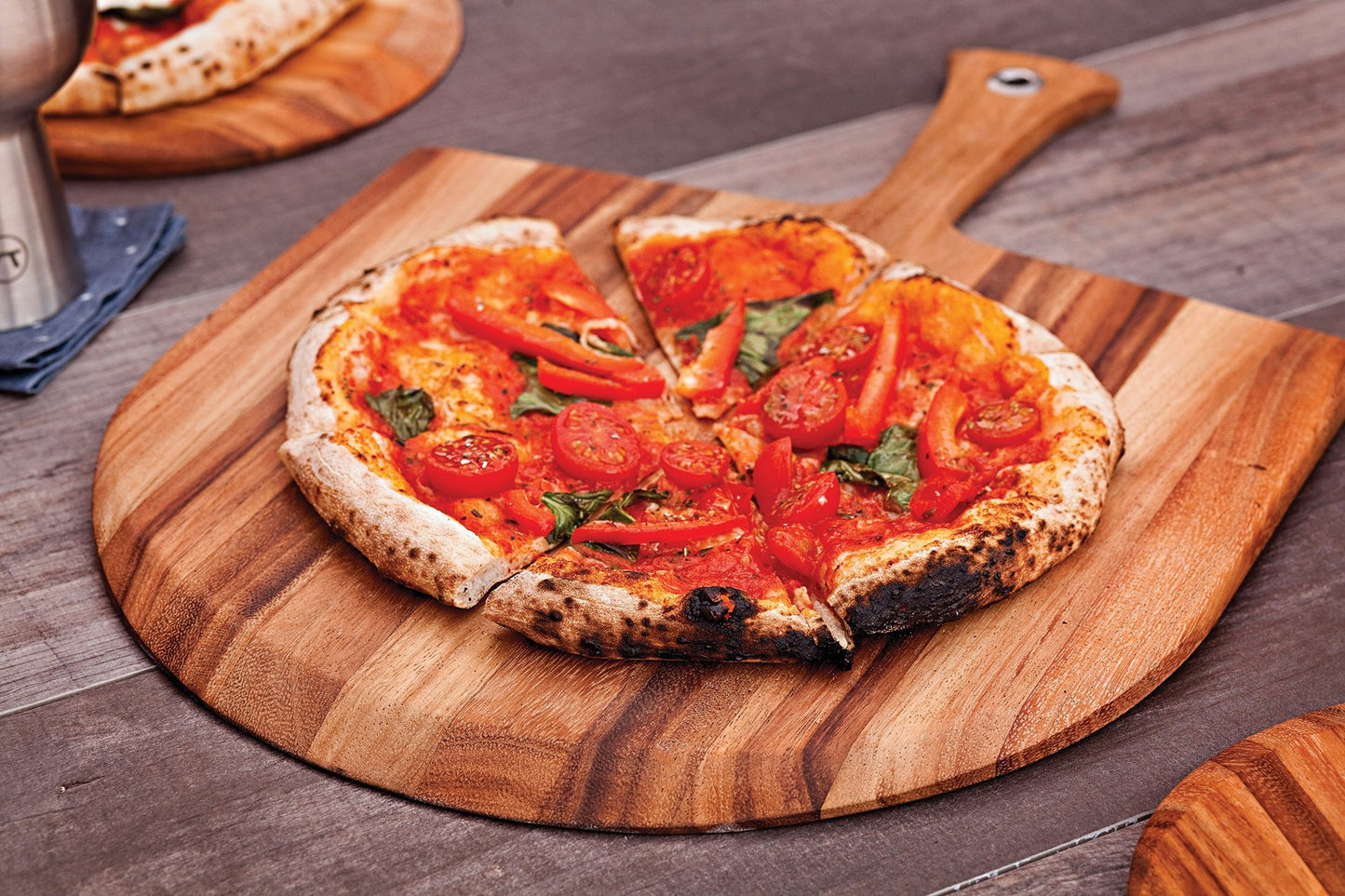 Ironwood Acacia Wood Peel, Napoli Pizza Paddle, 14" x 20"